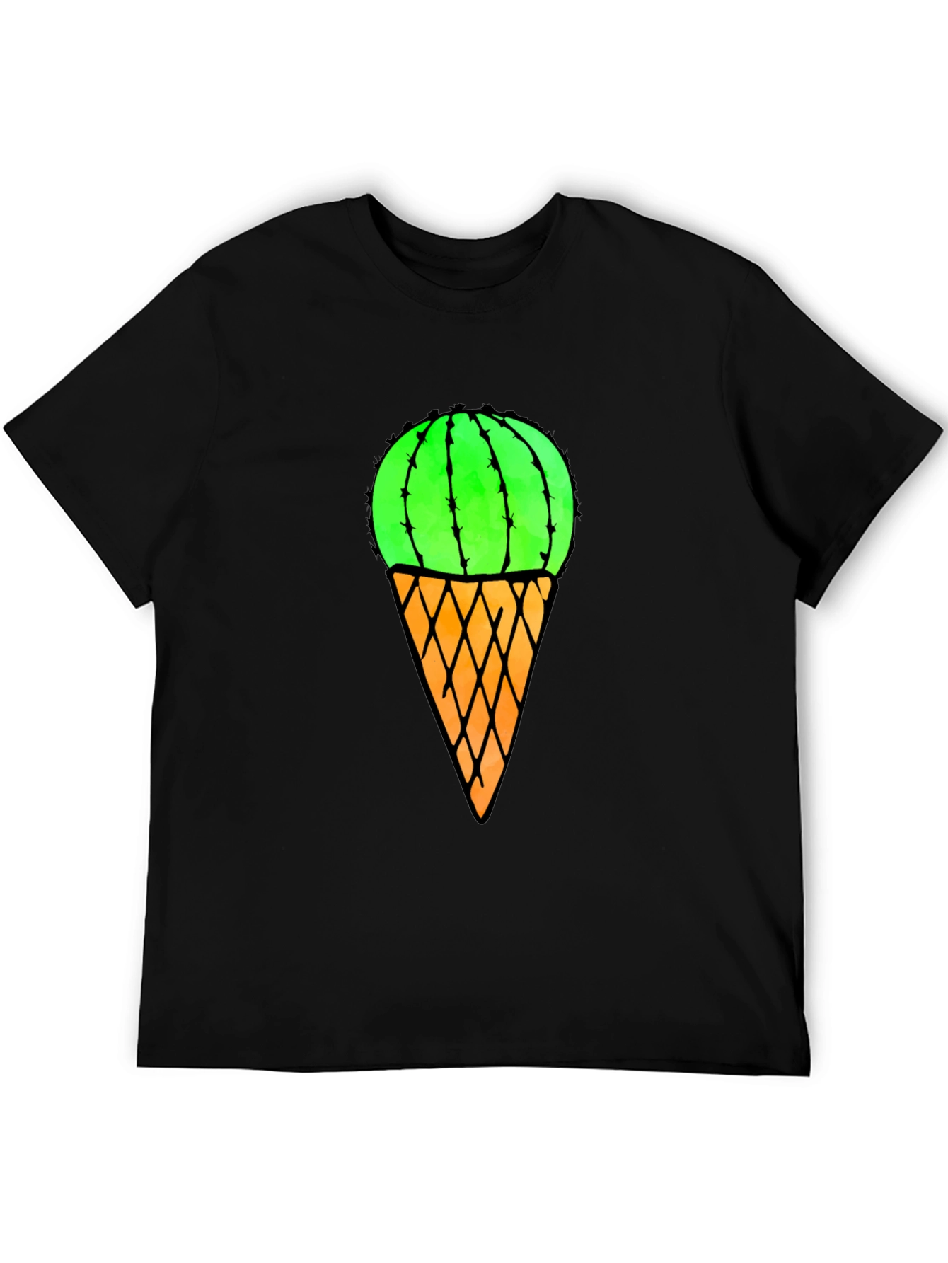 Cactus Ice Cream T-Shirt - Unique Graphic Tee