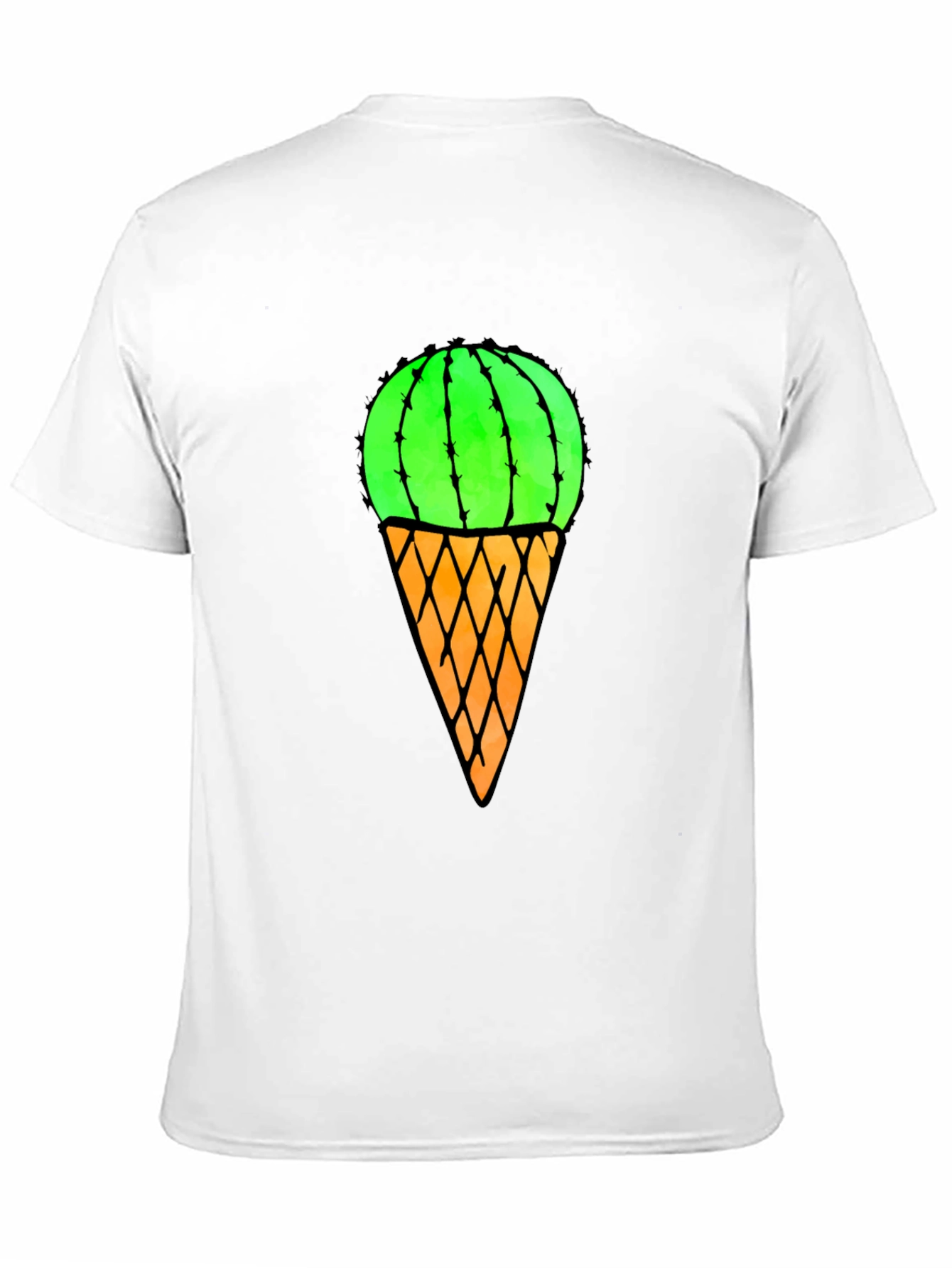 Cactus Ice Cream T-Shirt - Unique Graphic Tee
