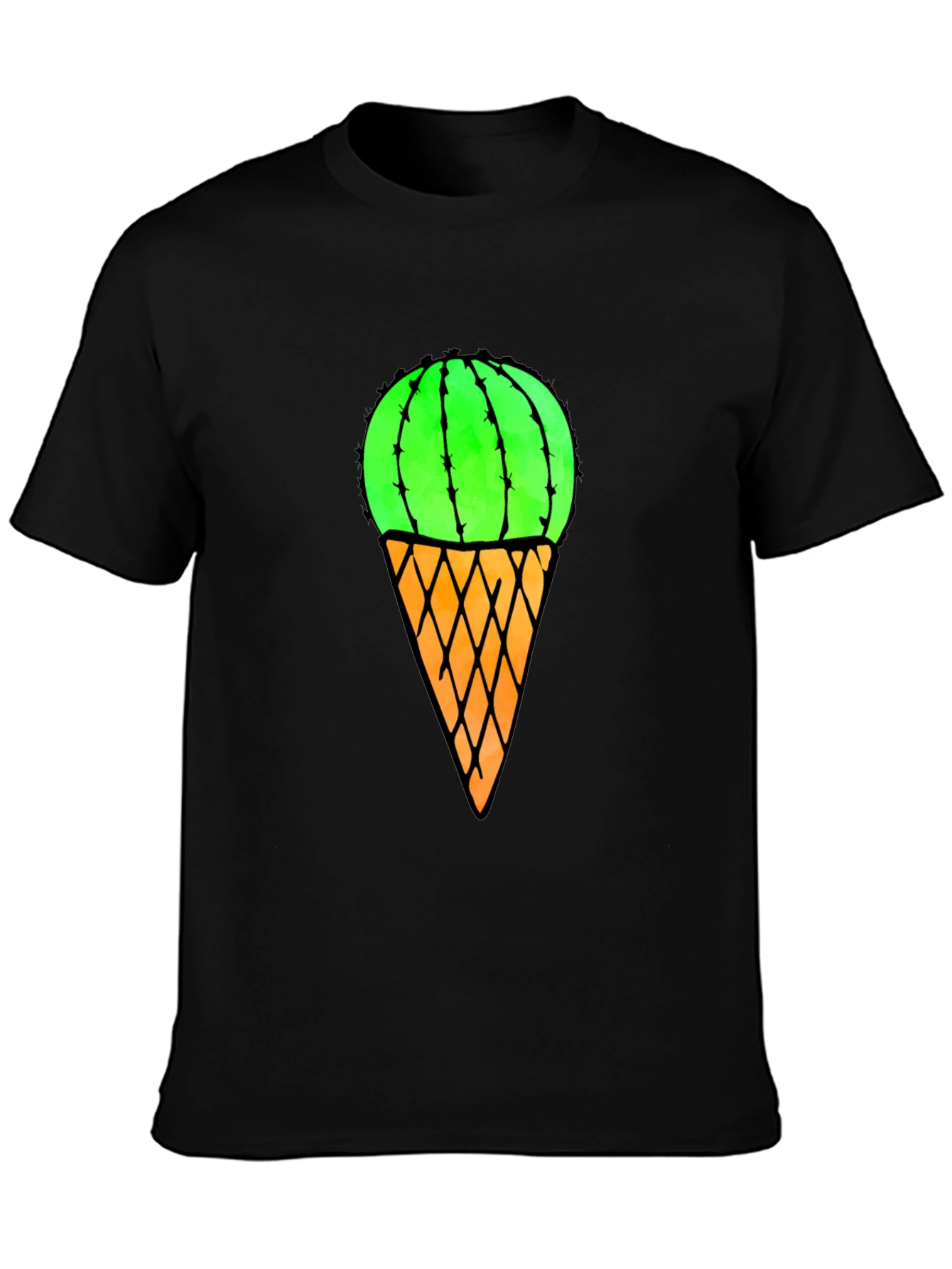 Cactus Ice Cream T-Shirt - Unique Graphic Tee