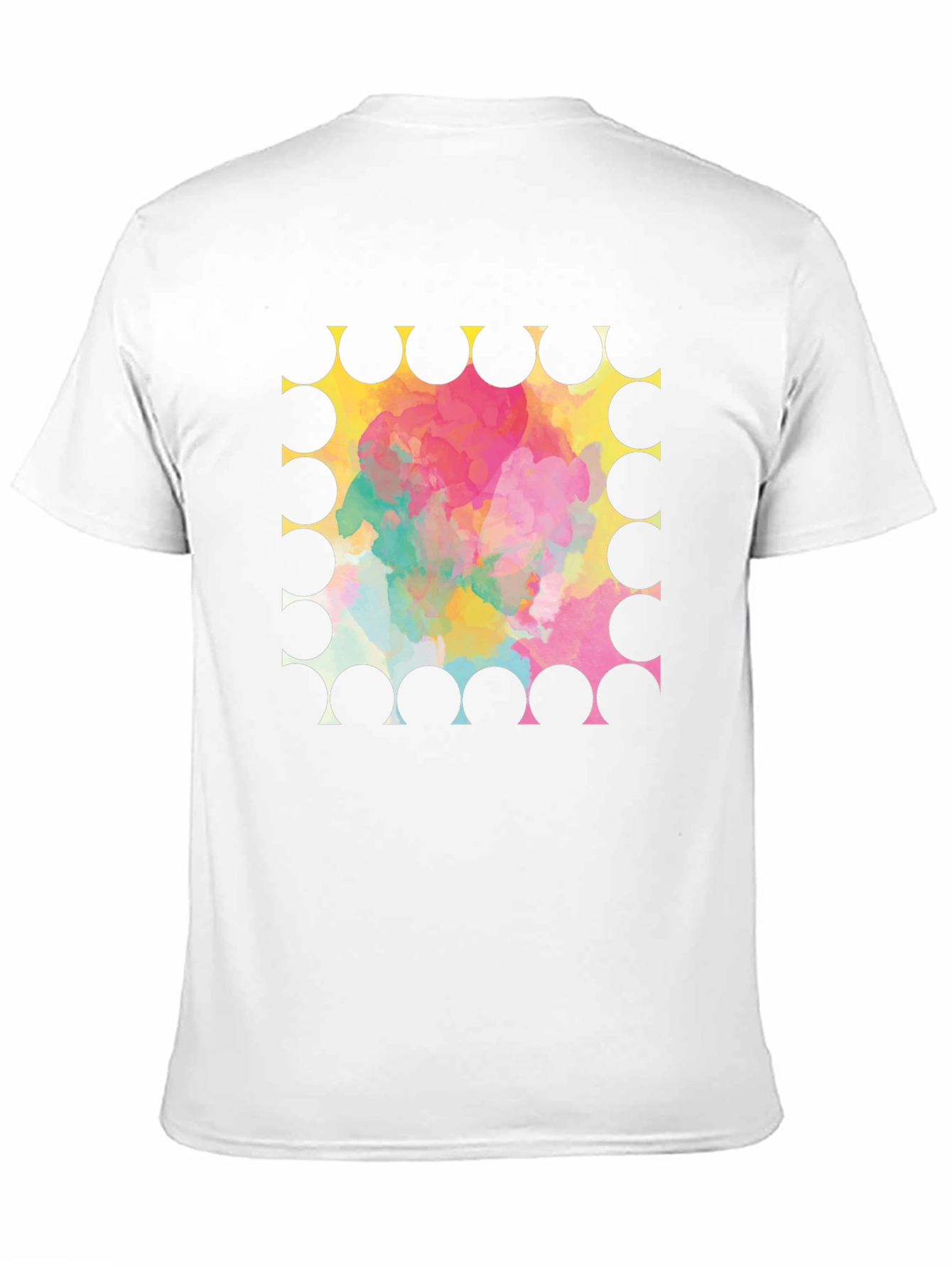 Abstract Watercolor Graphic T-Shirt