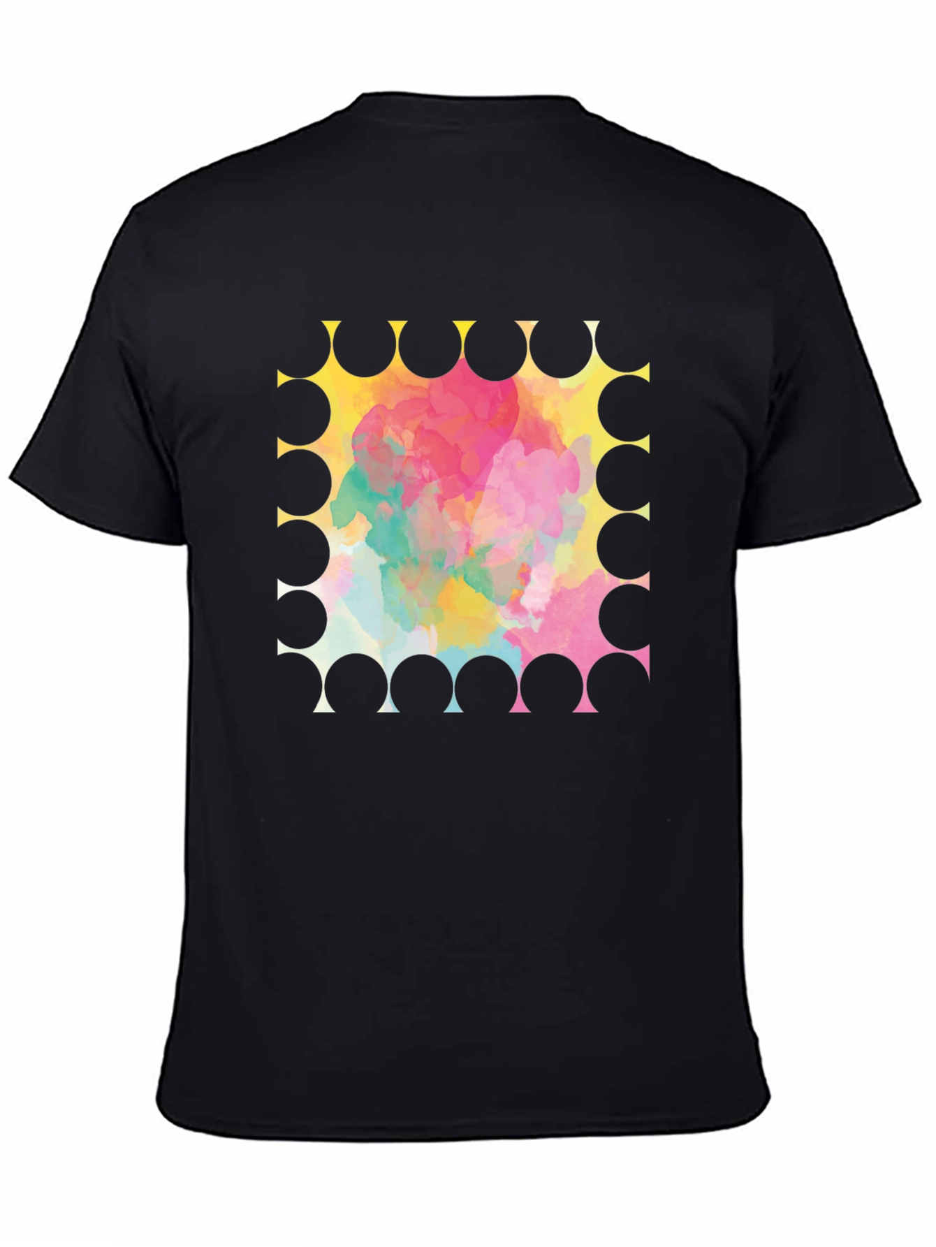 Abstract Watercolor Graphic T-Shirt