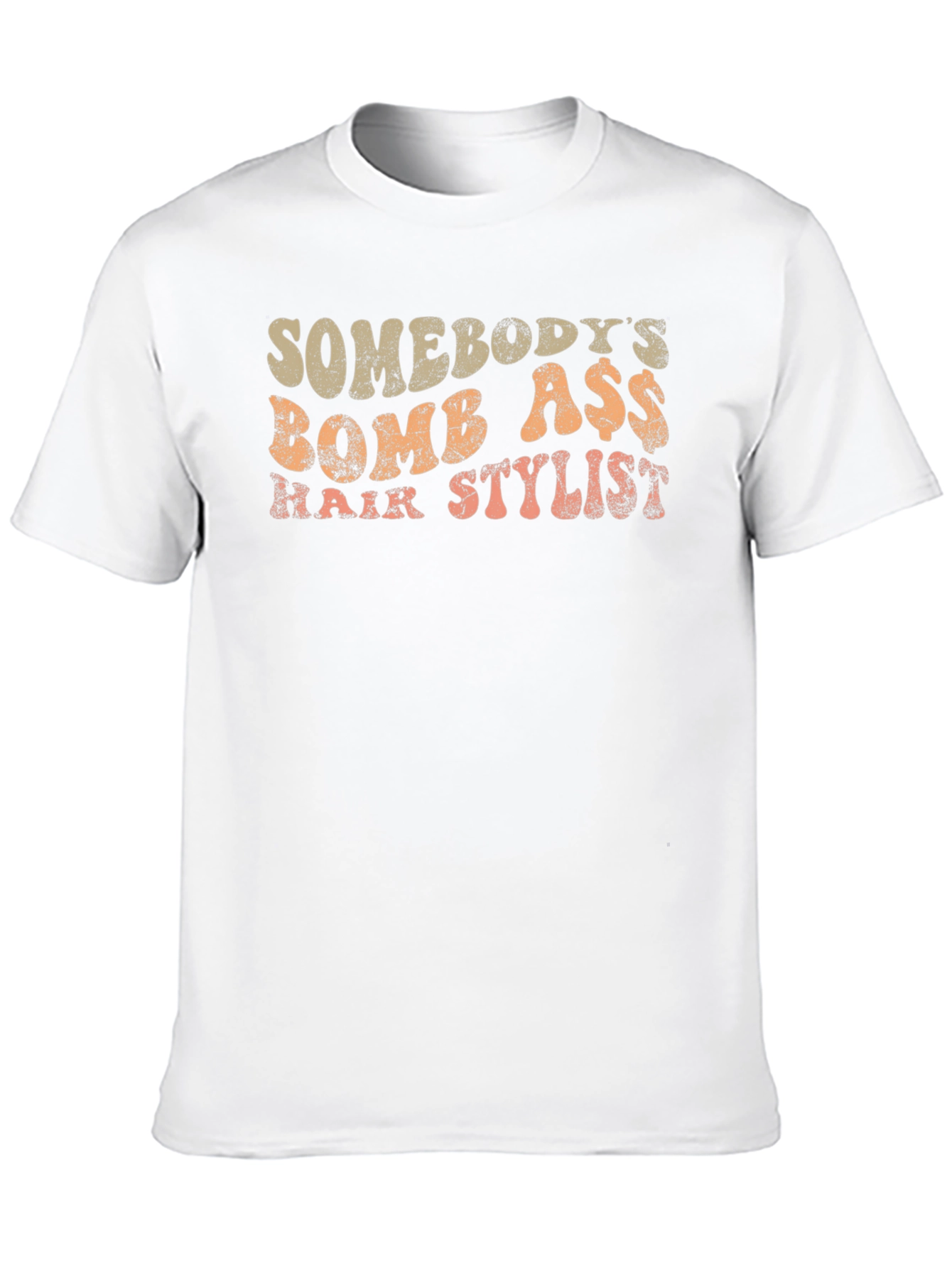 Bomb Ass Hair Stylist Graphic T-Shirt