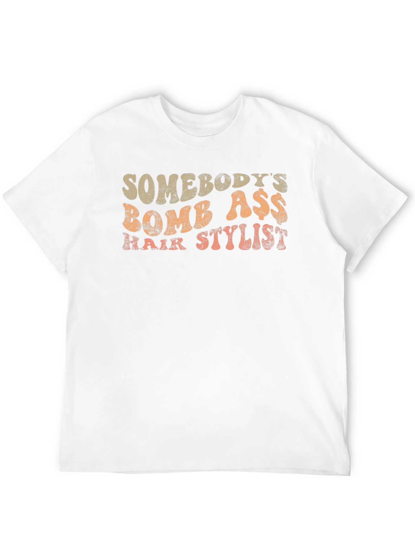 Bomb Ass Hair Stylist Graphic T-Shirt