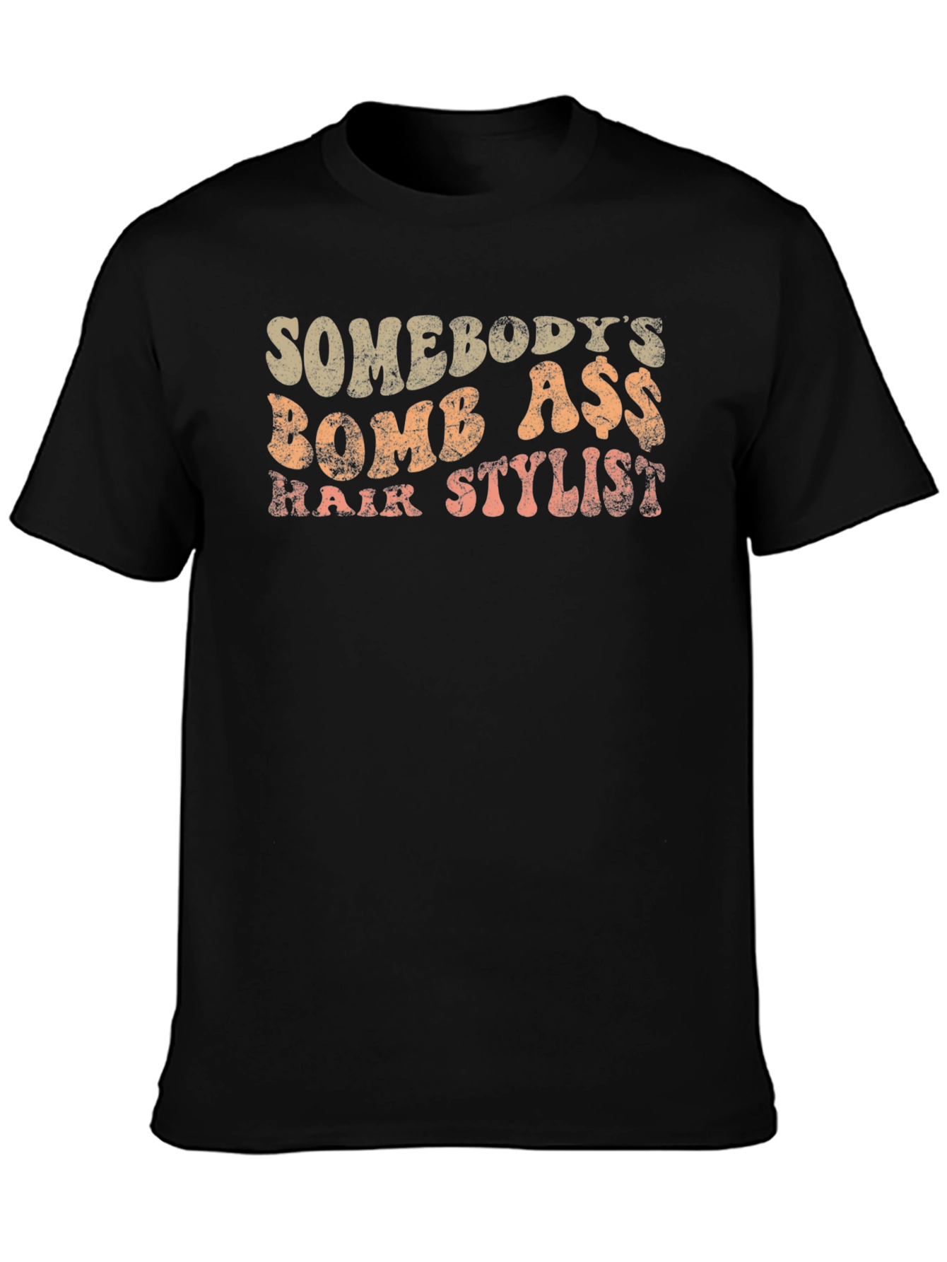 Bomb Ass Hair Stylist Graphic T-Shirt