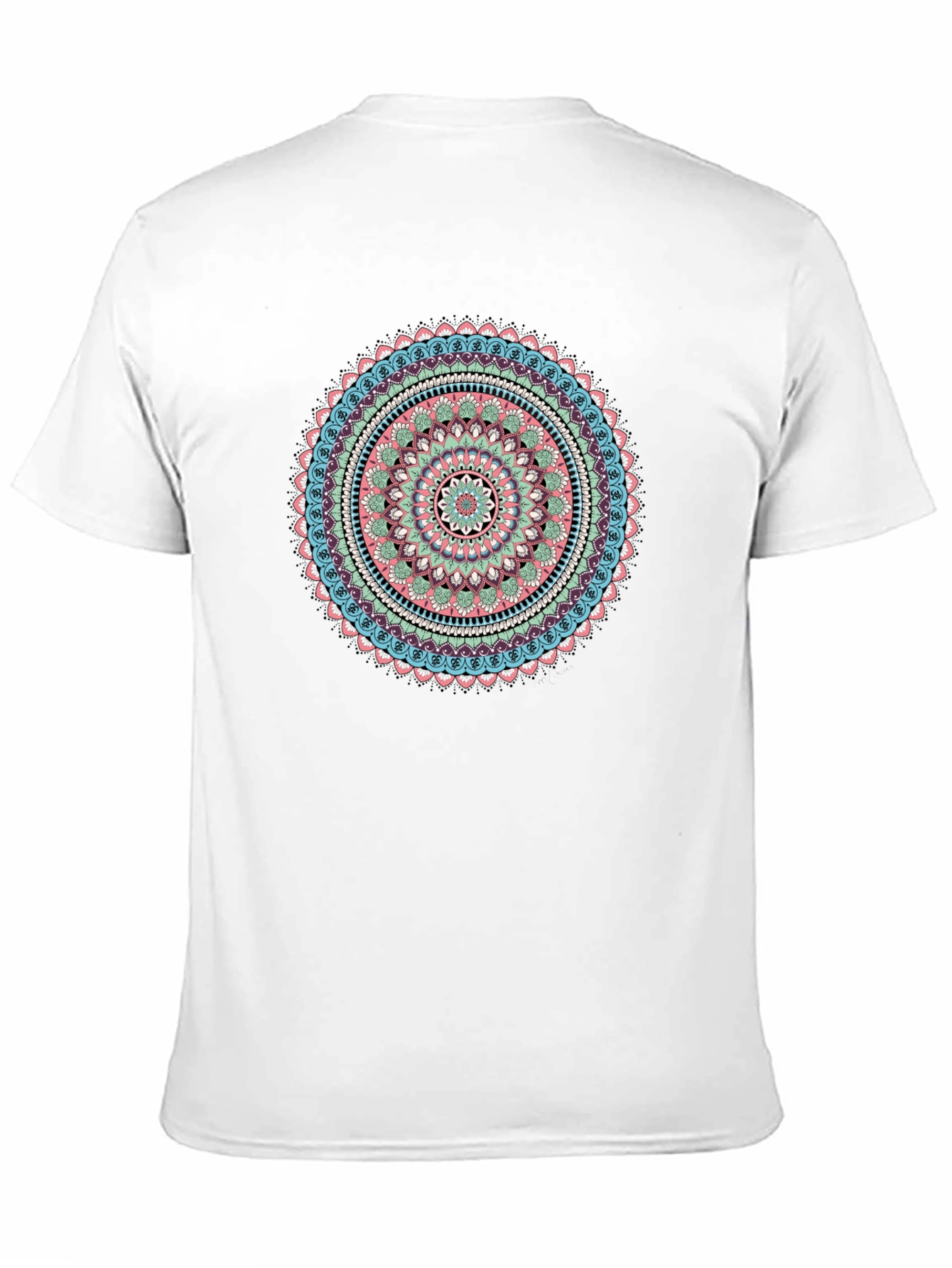 Mandala Graphic Print Black T-Shirt