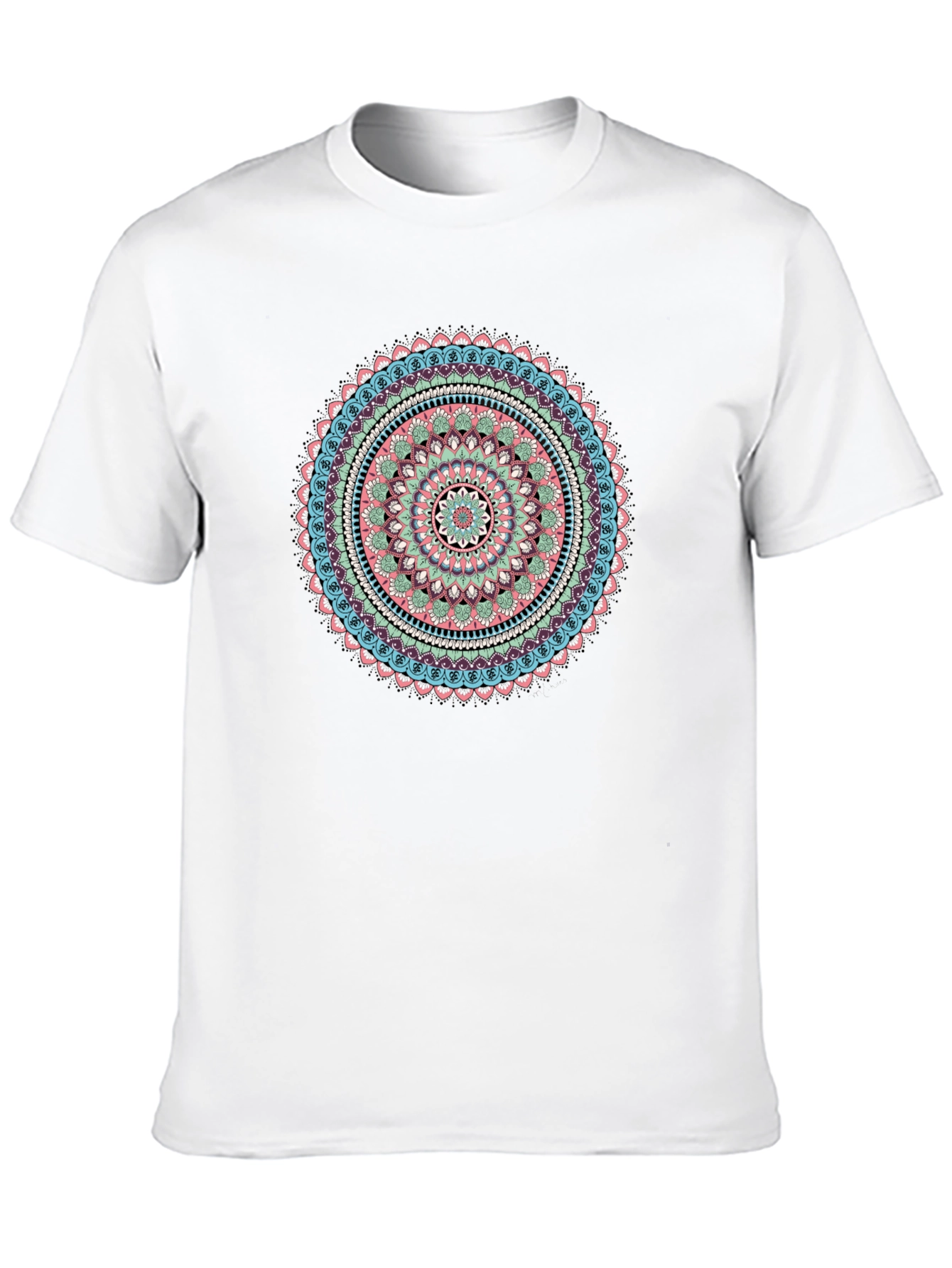 Mandala Graphic Print Black T-Shirt
