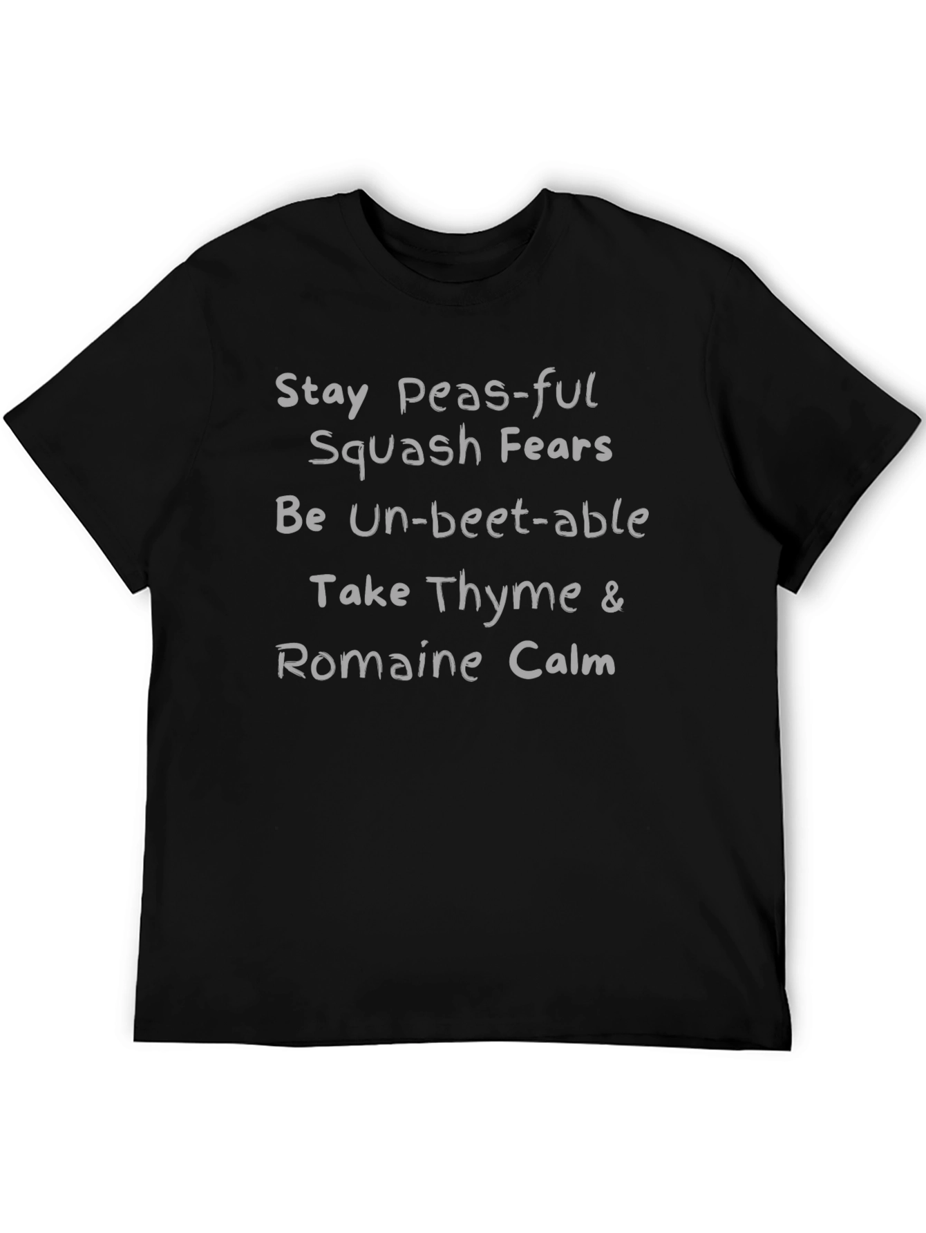 Stay Peas-ful Funny Food Pun T-Shirt