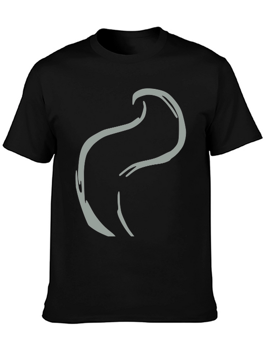 Abstract Wave Graphic Tee - Stylish Comfort