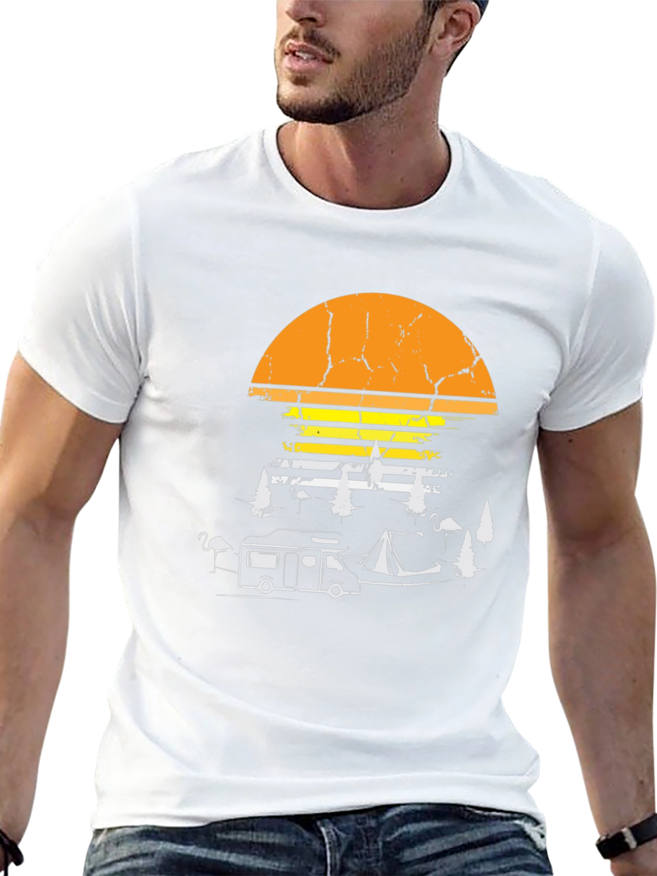 Camping Sunset T-Shirt