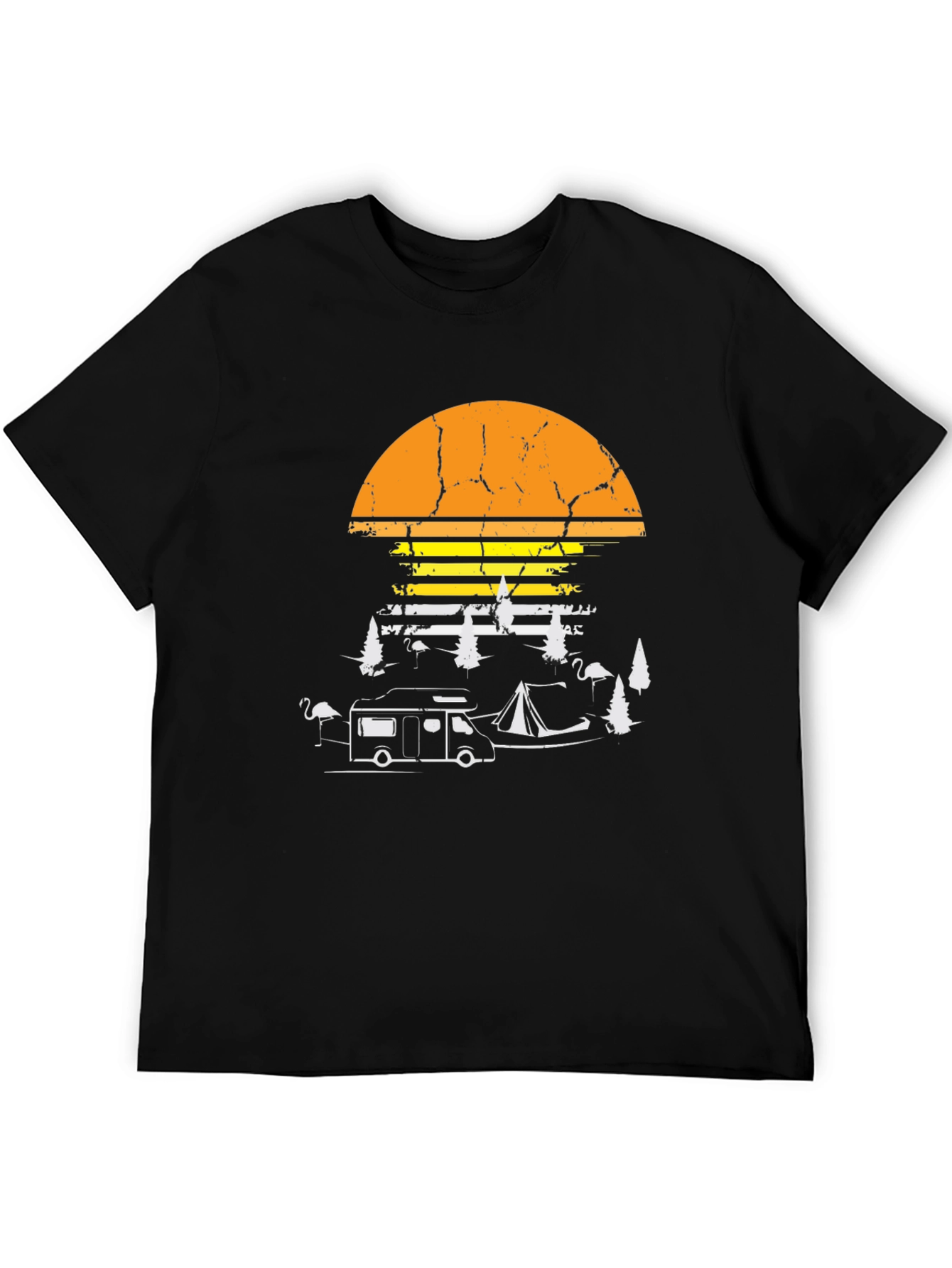 Camping Sunset T-Shirt