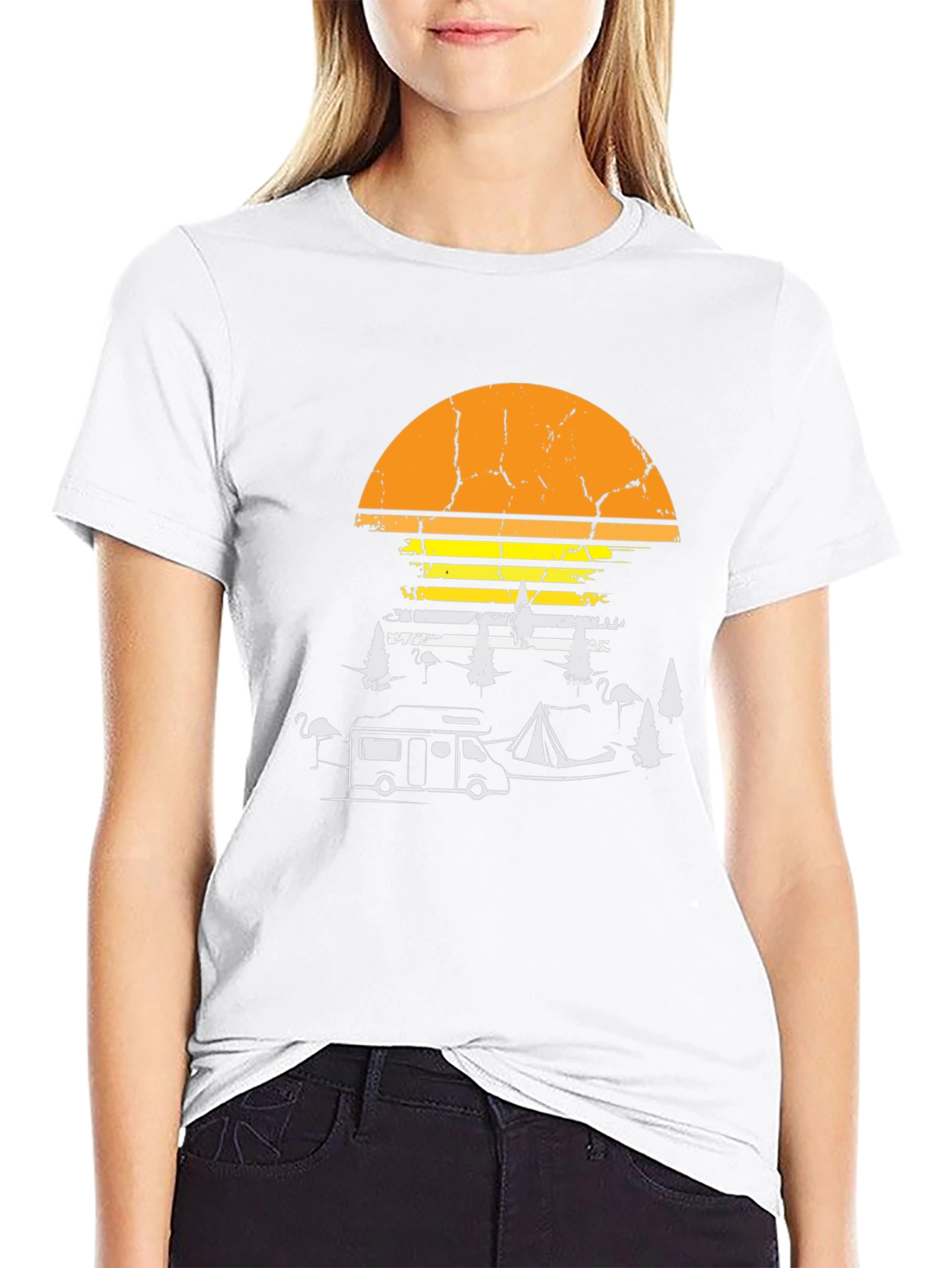 Camping Sunset T-Shirt