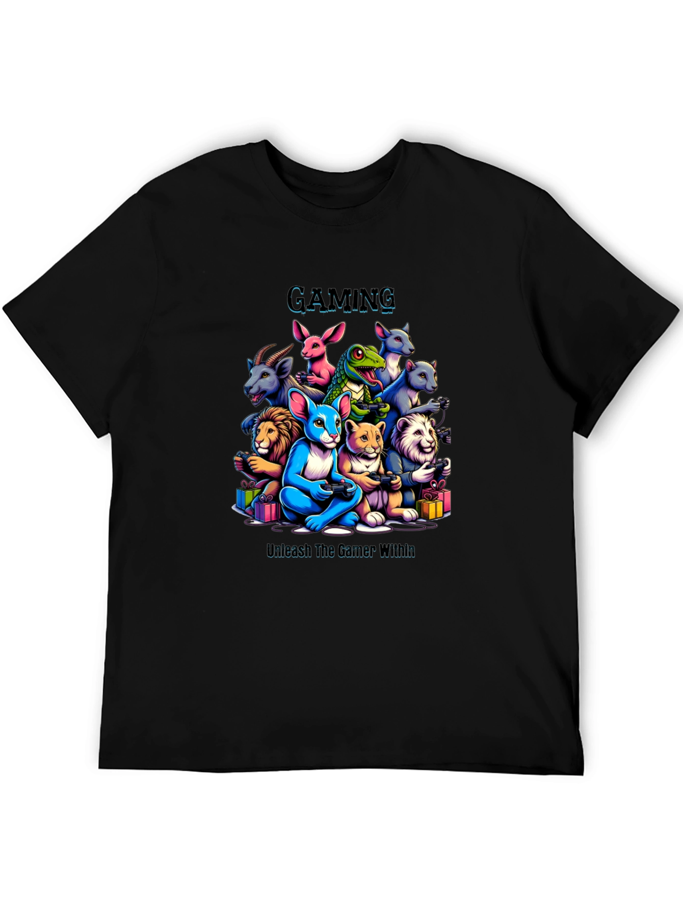 Gaming Animals T-Shirt Unleash The Gamer Within