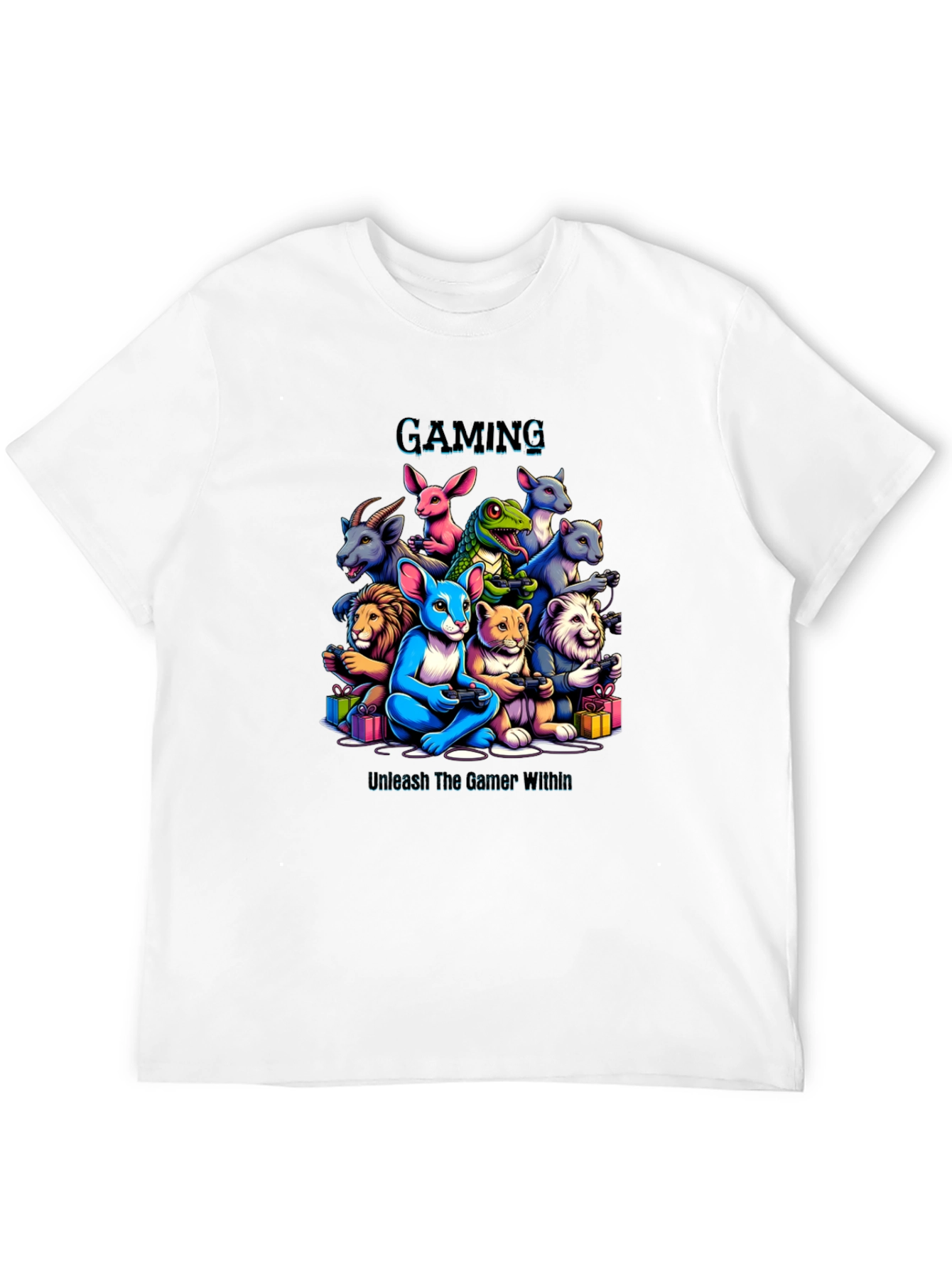 Gaming Animals T-Shirt Unleash The Gamer Within