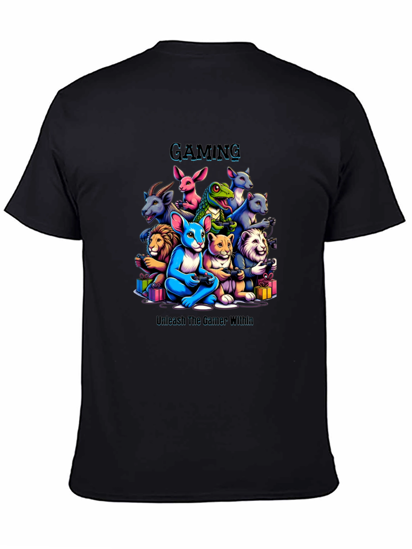 Gaming Animals T-Shirt Unleash The Gamer Within