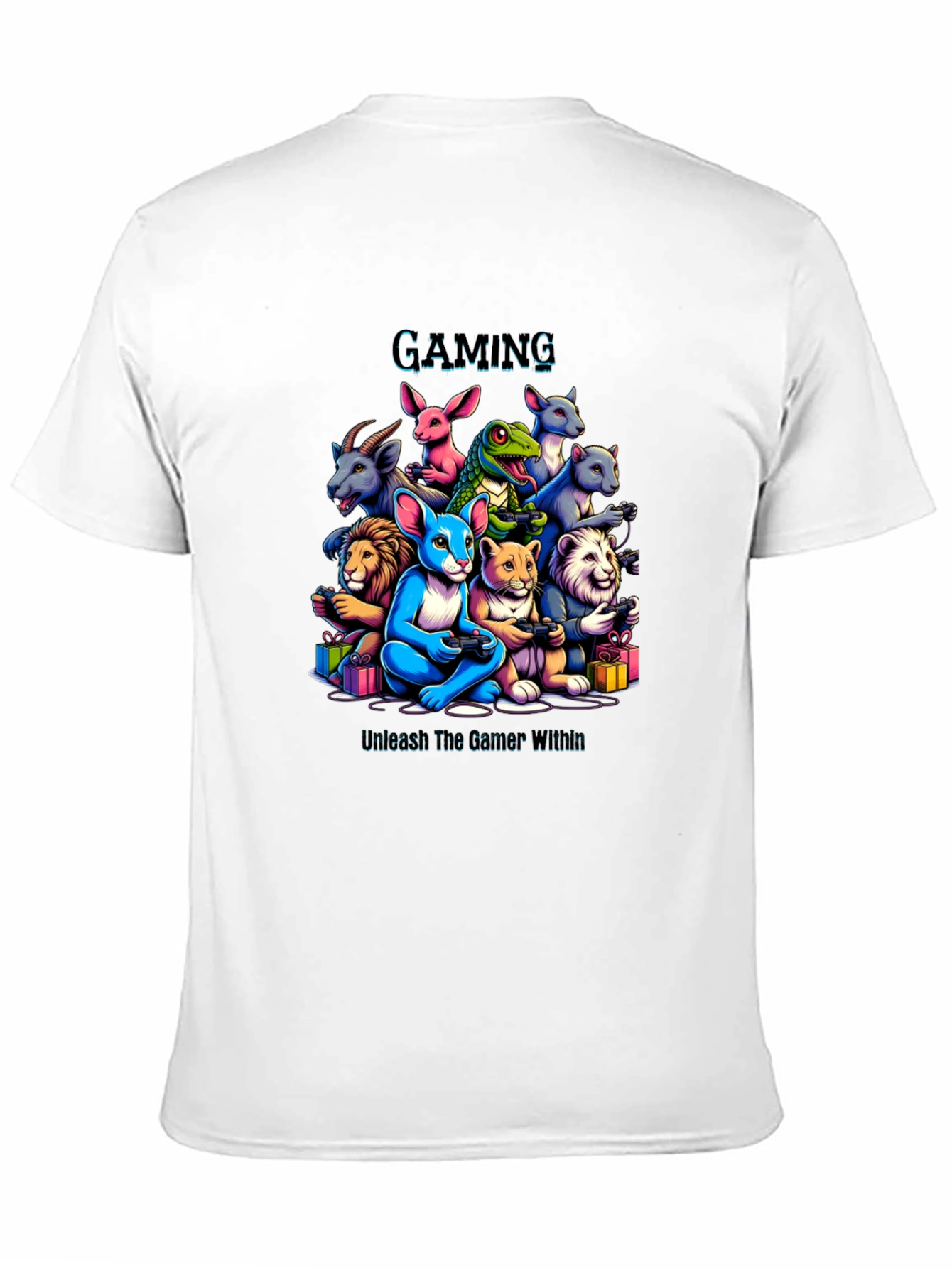 Gaming Animals T-Shirt Unleash The Gamer Within