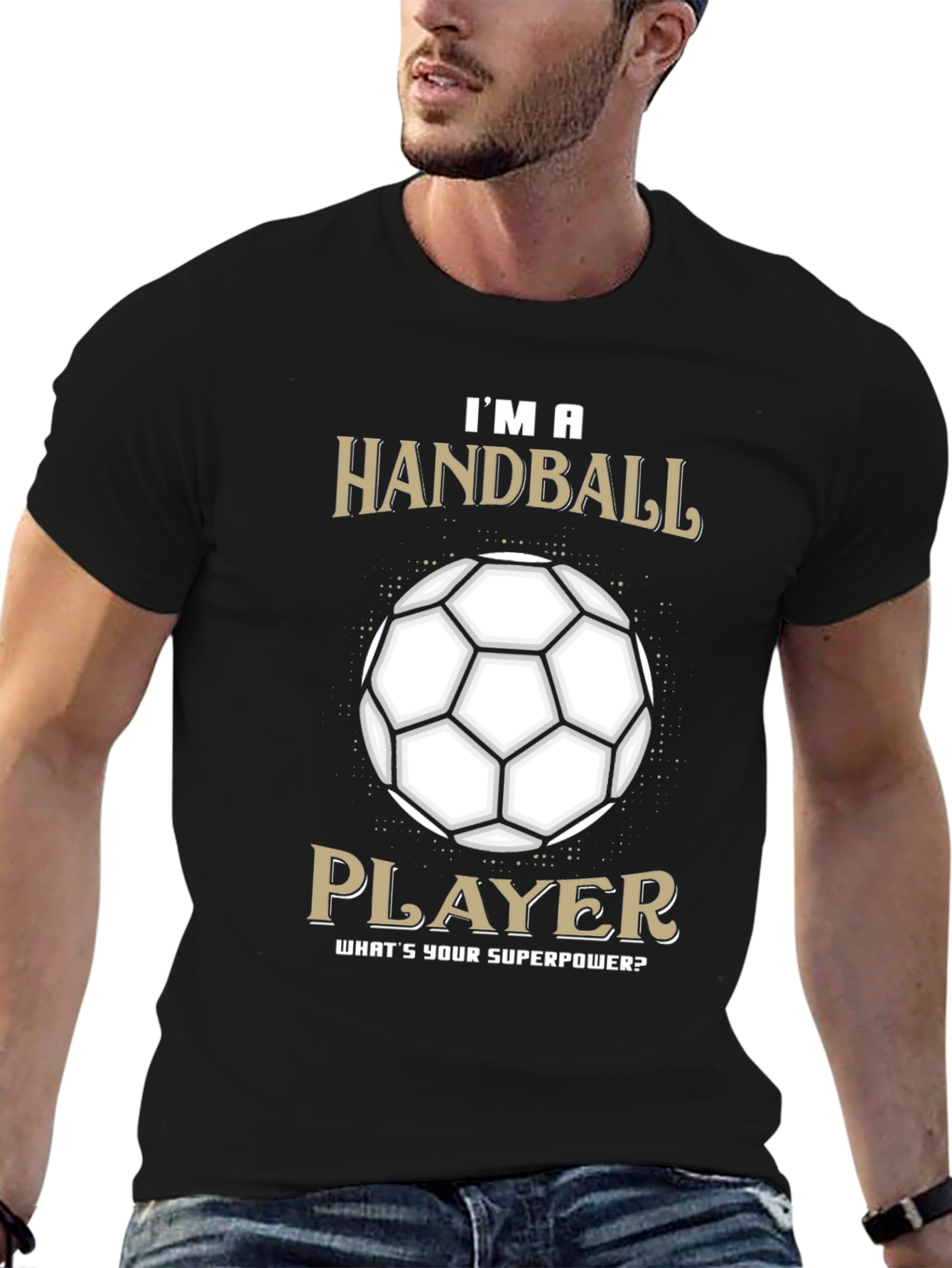 Handball Player T-Shirt - Superpower Graphic Tee