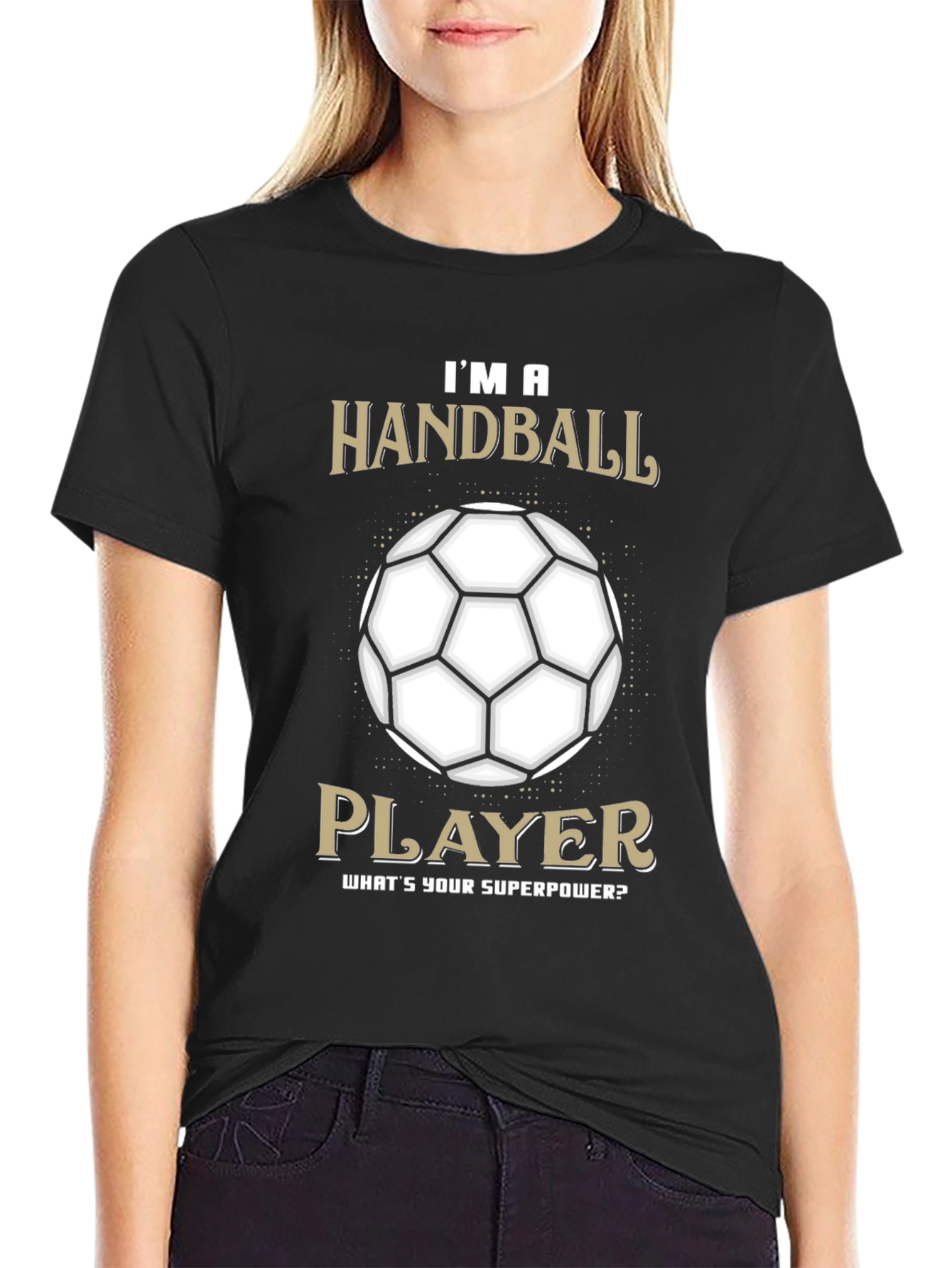 Handball Player T-Shirt - Superpower Graphic Tee