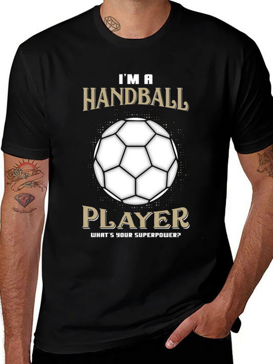 Handball Player T-Shirt - Superpower Graphic Tee