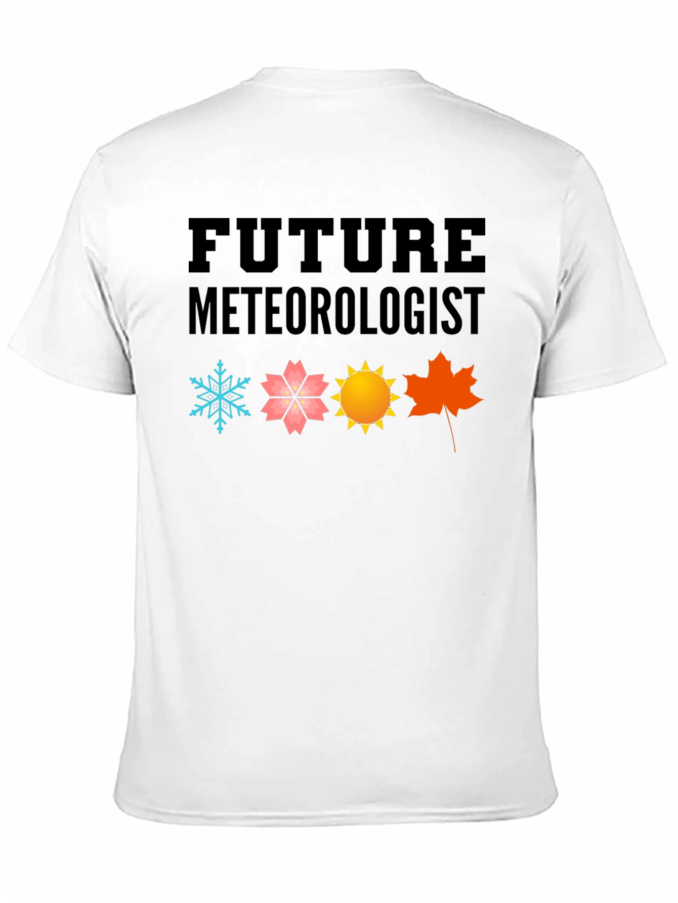 Future Meteorologist Black Graphic T-Shirt