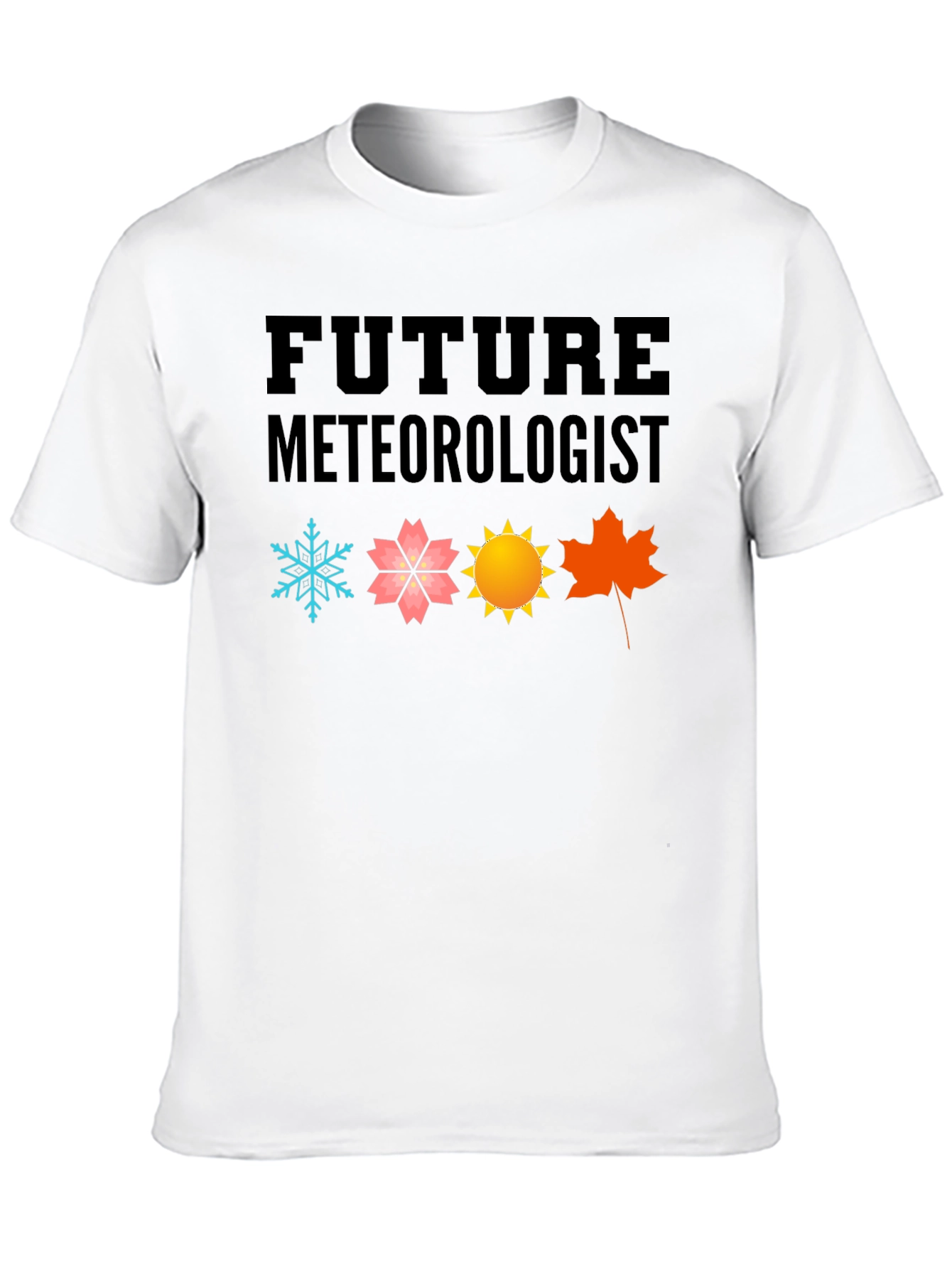 Future Meteorologist Black Graphic T-Shirt
