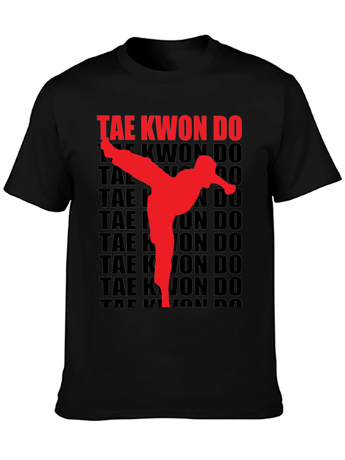 Taekwondo Kick Graphic T-Shirt
