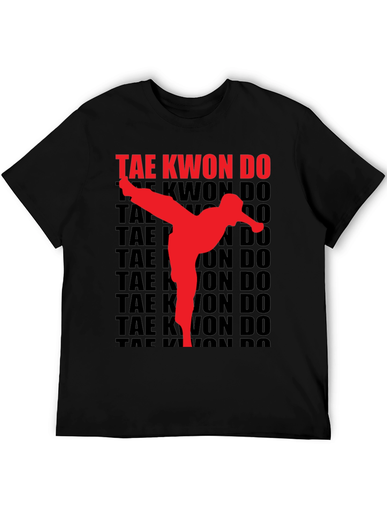 Taekwondo Kick Graphic T-Shirt