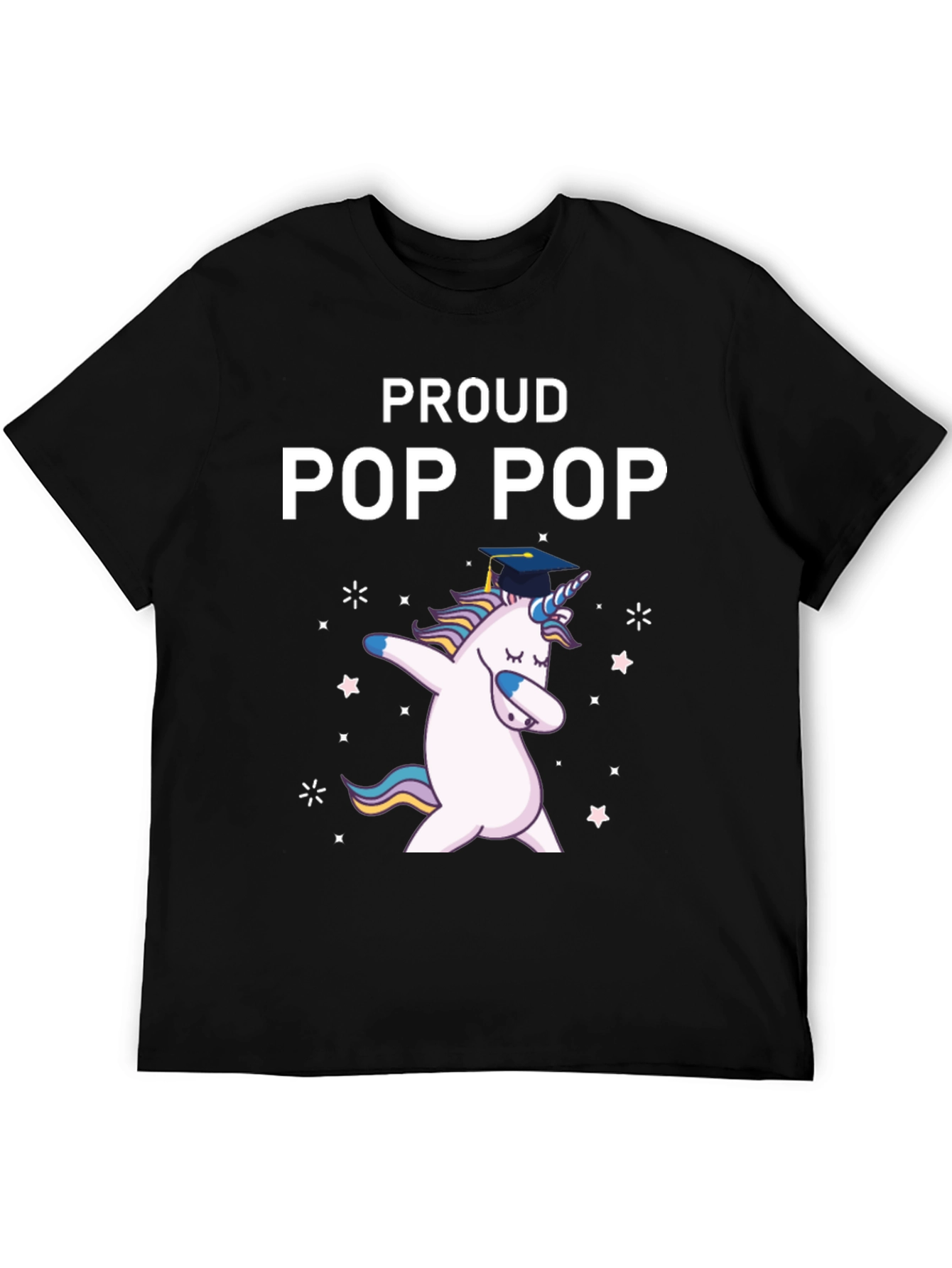 Proud Pop Pop Unicorn Graduation T-Shirt
