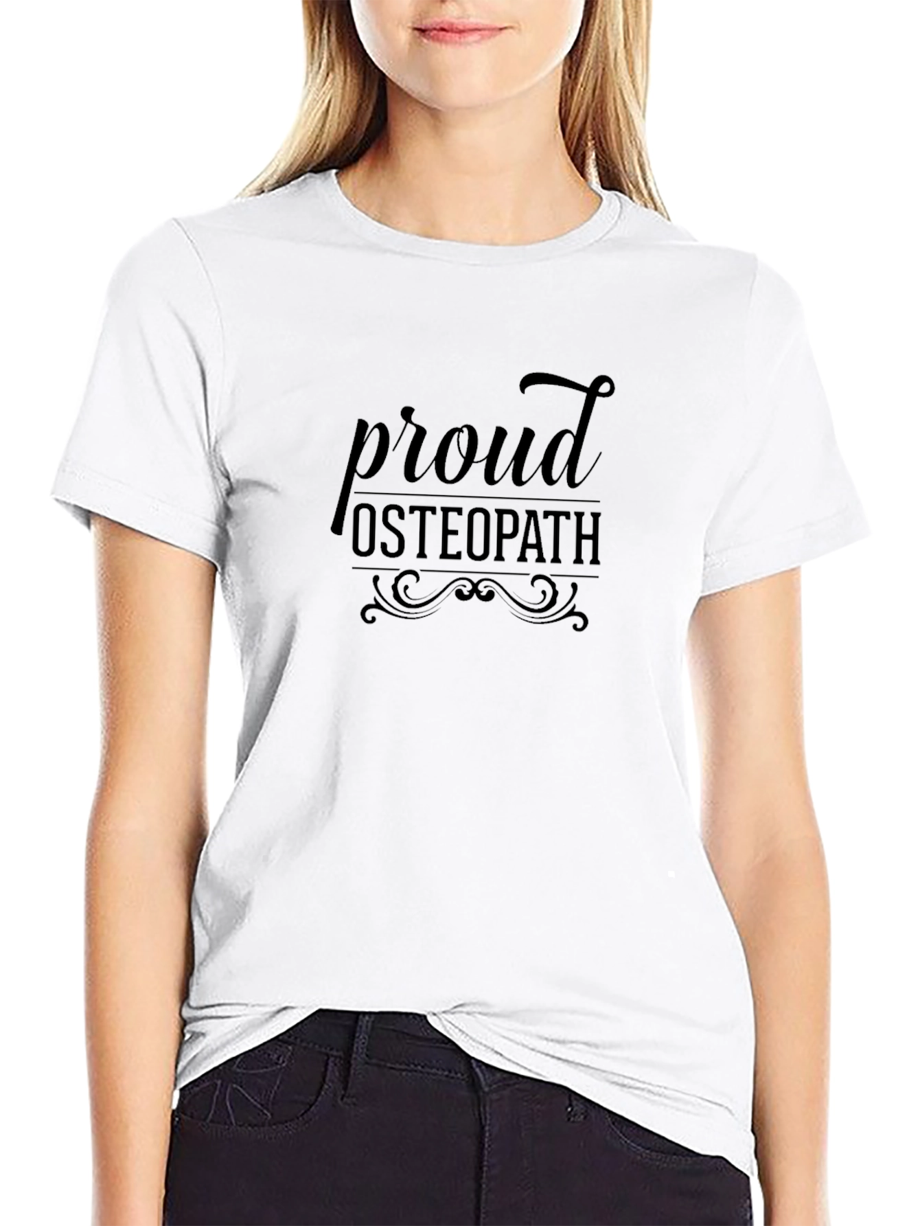 Proud Osteopath Black T-Shirt