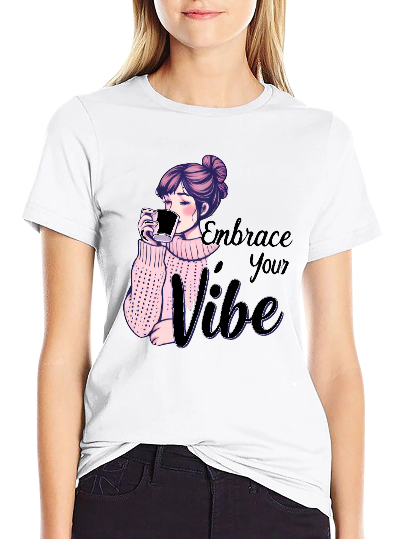 Embrace Your Vibe Graphic Tee - Stylish & Comfy