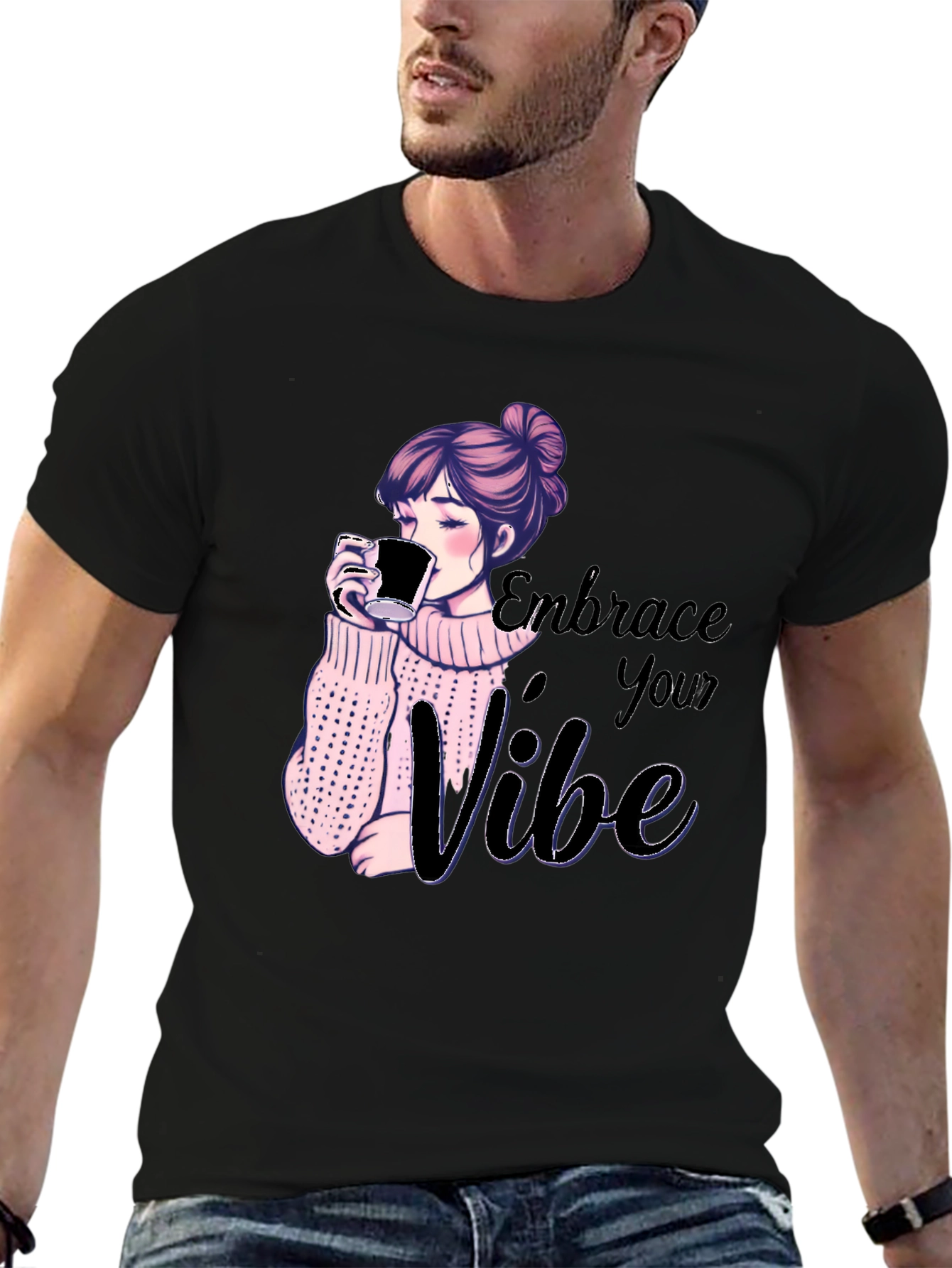 Embrace Your Vibe Graphic Tee - Stylish & Comfy