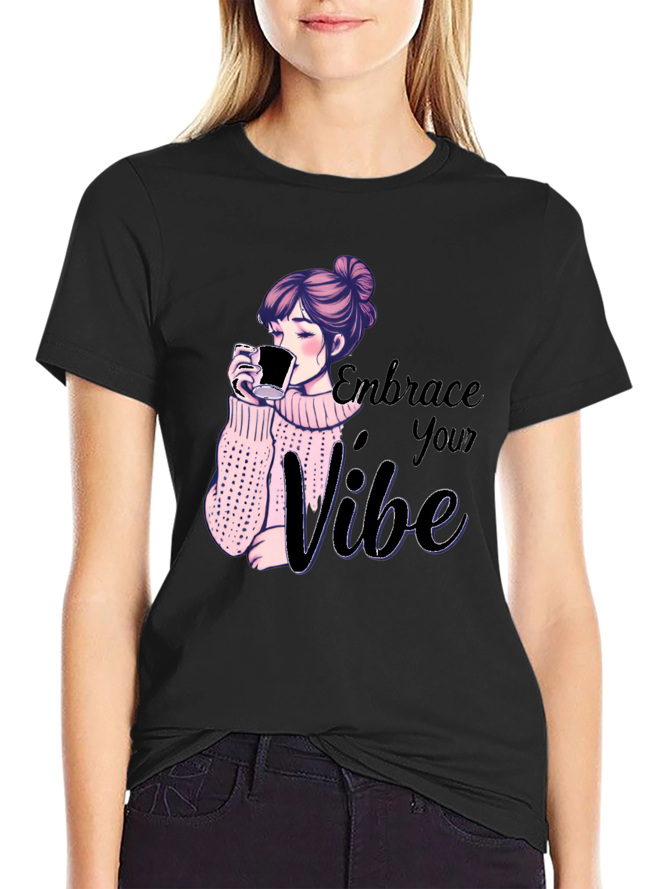 Embrace Your Vibe Graphic Tee - Stylish & Comfy