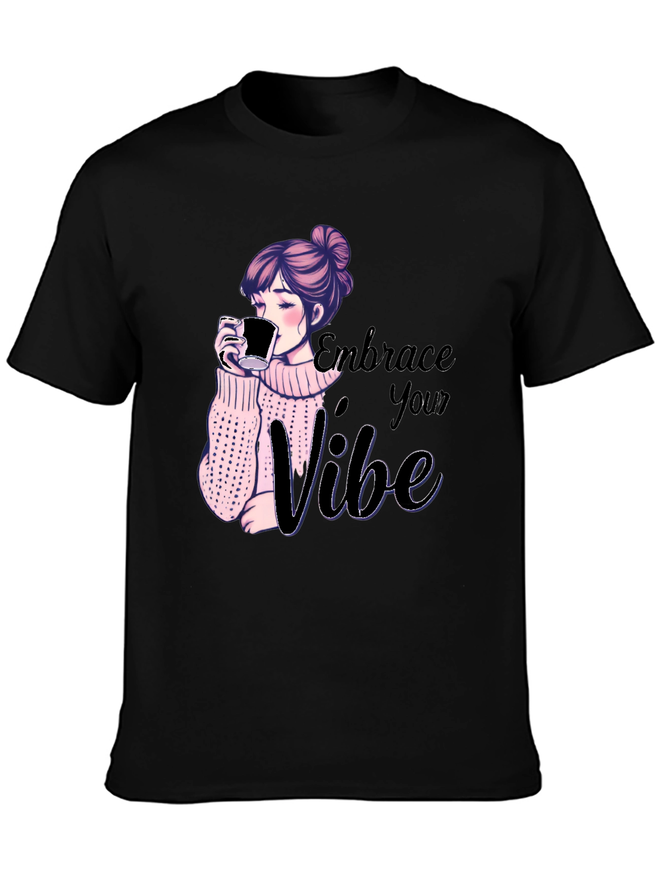 Embrace Your Vibe Graphic Tee - Stylish & Comfy