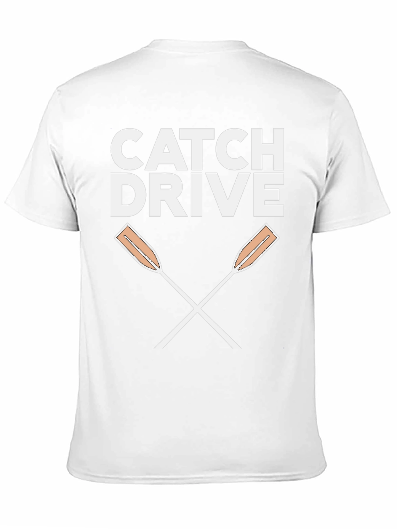 Catch Drive Rowing Oars T-Shirt - Black