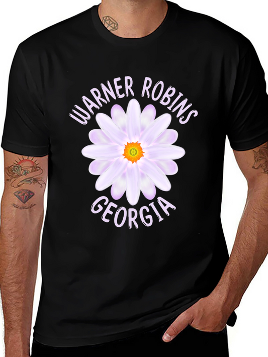 Warner Robins Georgia Daisy Graphic T-Shirt