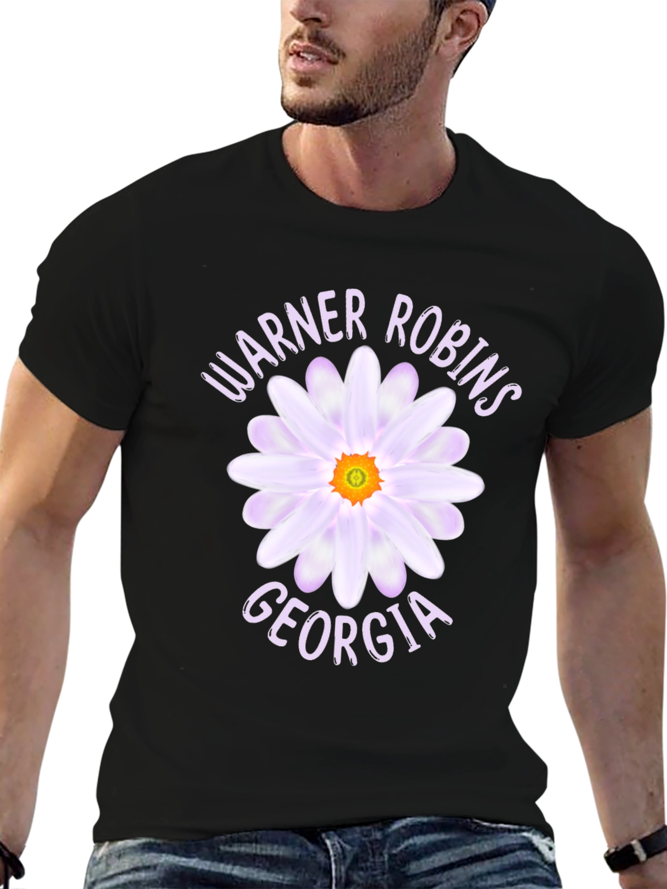 Warner Robins Georgia Daisy Graphic T-Shirt
