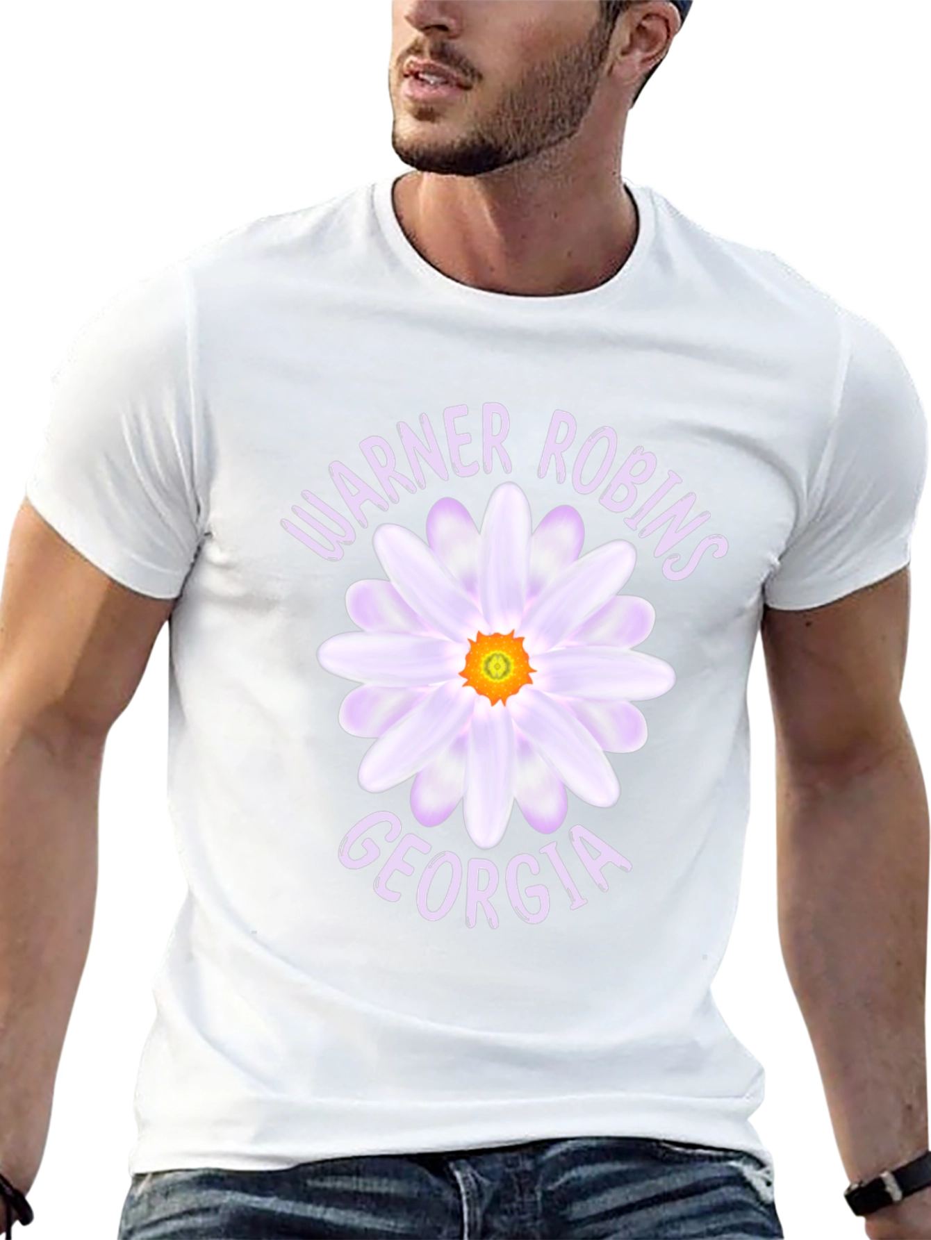 Warner Robins Georgia Daisy Graphic T-Shirt