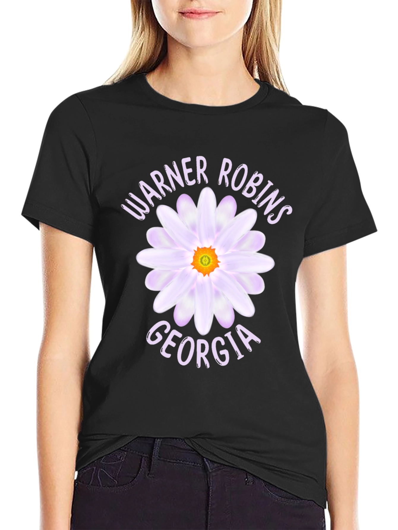 Warner Robins Georgia Daisy Graphic T-Shirt