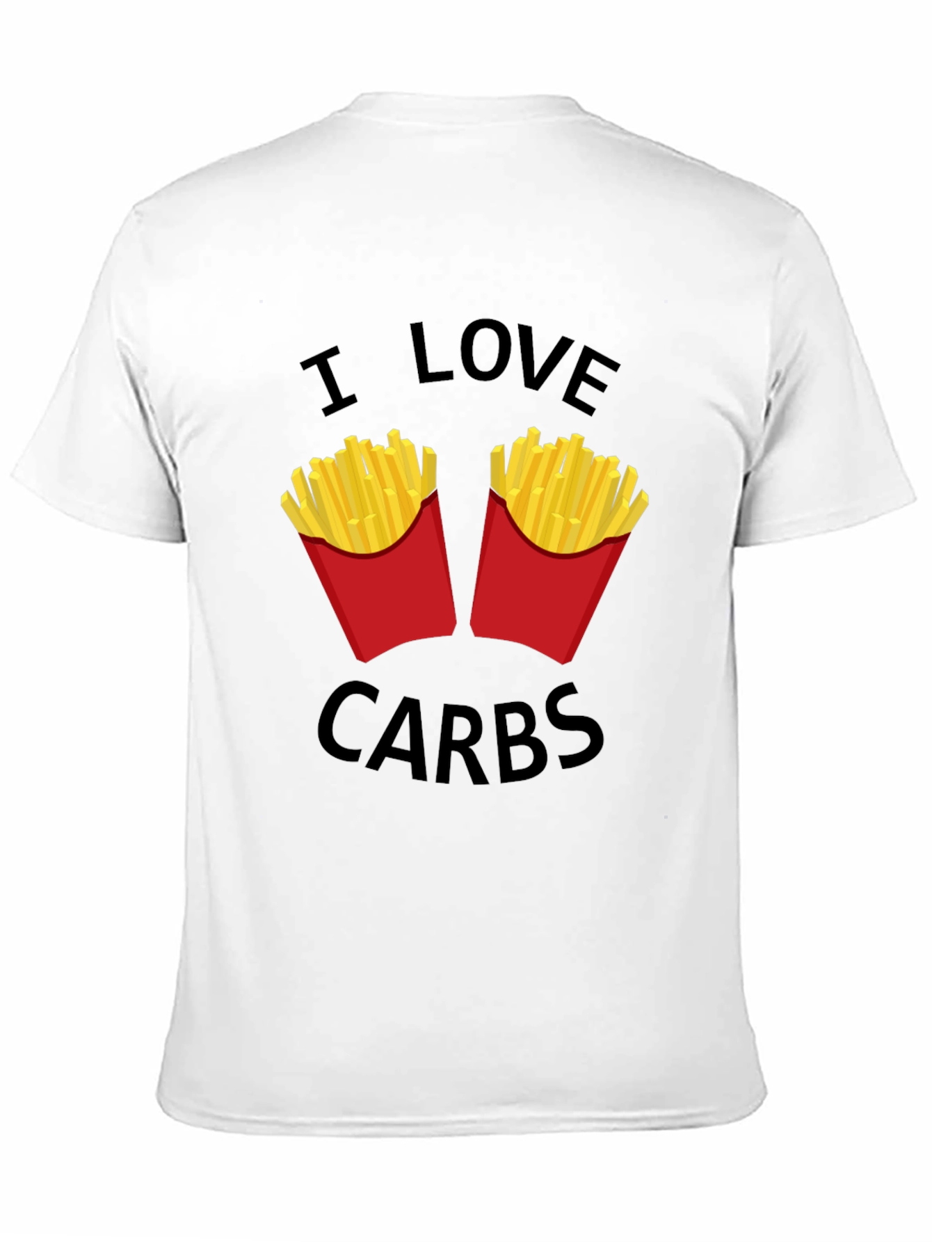 I Love Carbs T-Shirt - Funny Foodie Tee