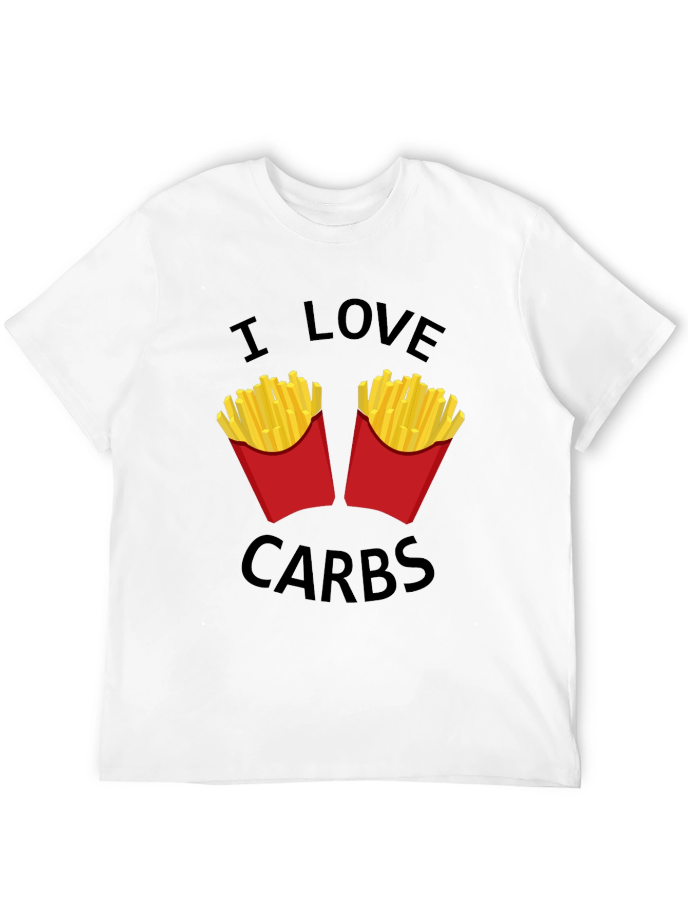 I Love Carbs T-Shirt - Funny Foodie Tee