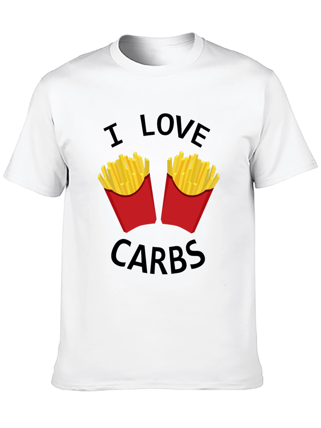I Love Carbs T-Shirt - Funny Foodie Tee