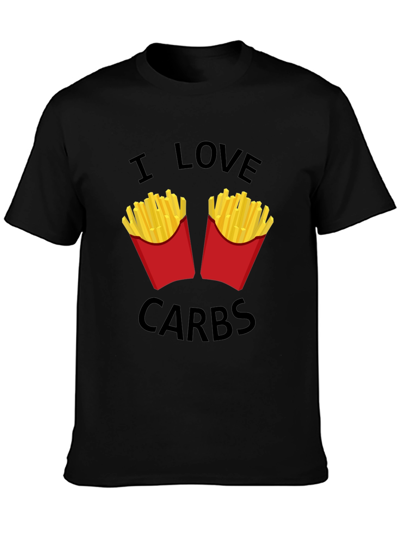 I Love Carbs T-Shirt - Funny Foodie Tee
