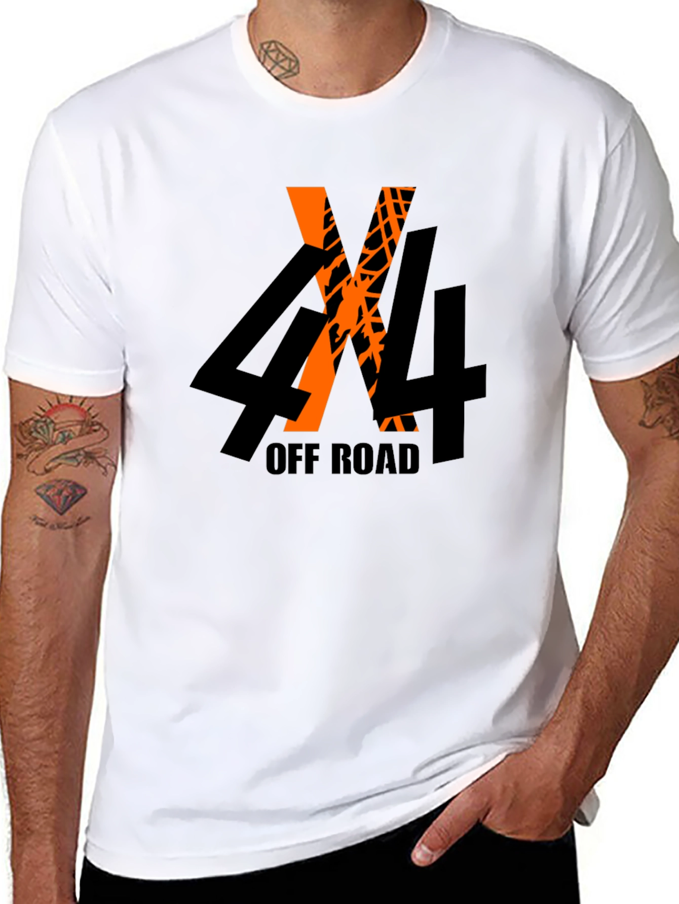 4x4 Off Road Graphic Tee - Black