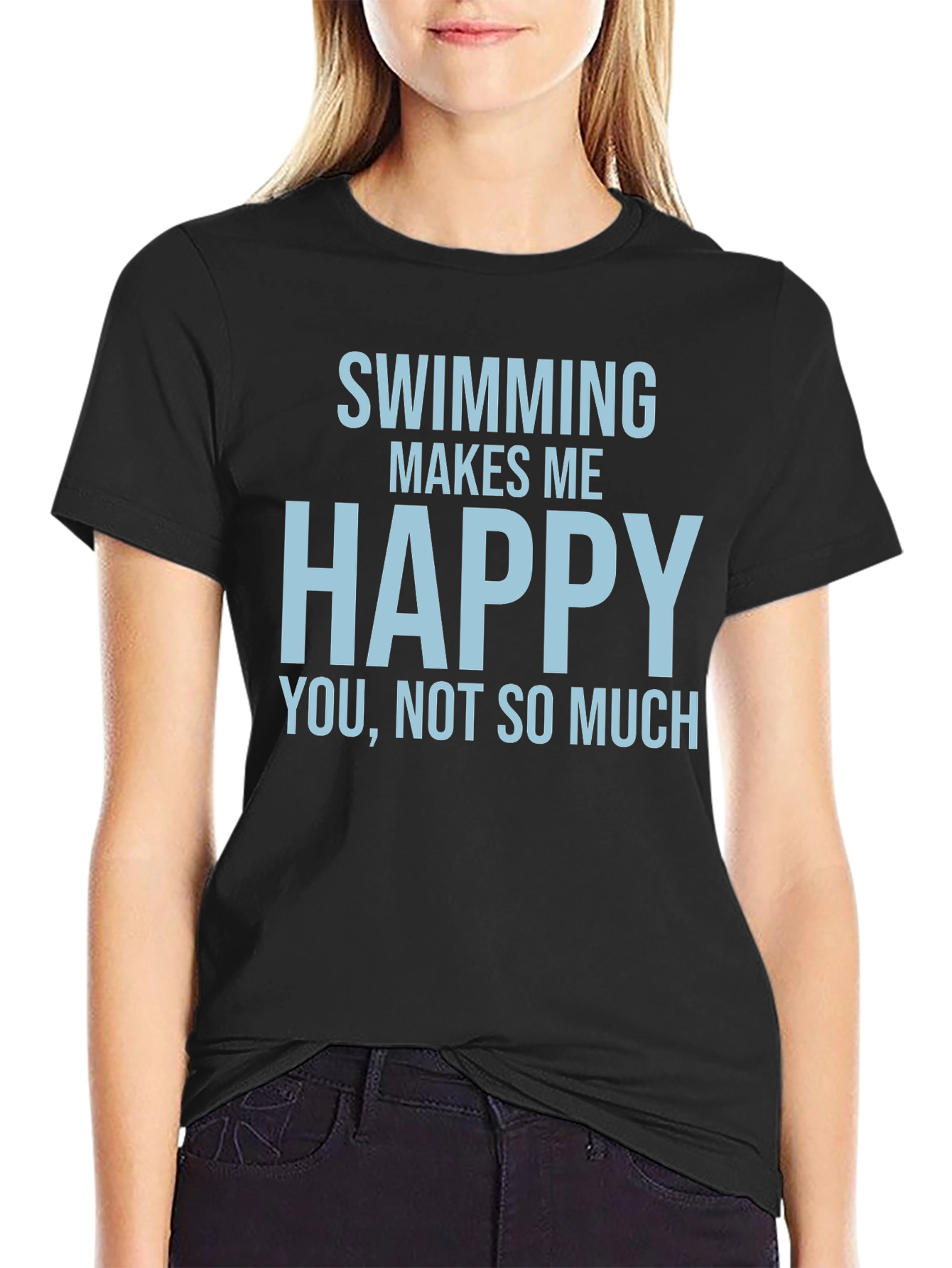 Swimming Makes Me Happy T-Shirt