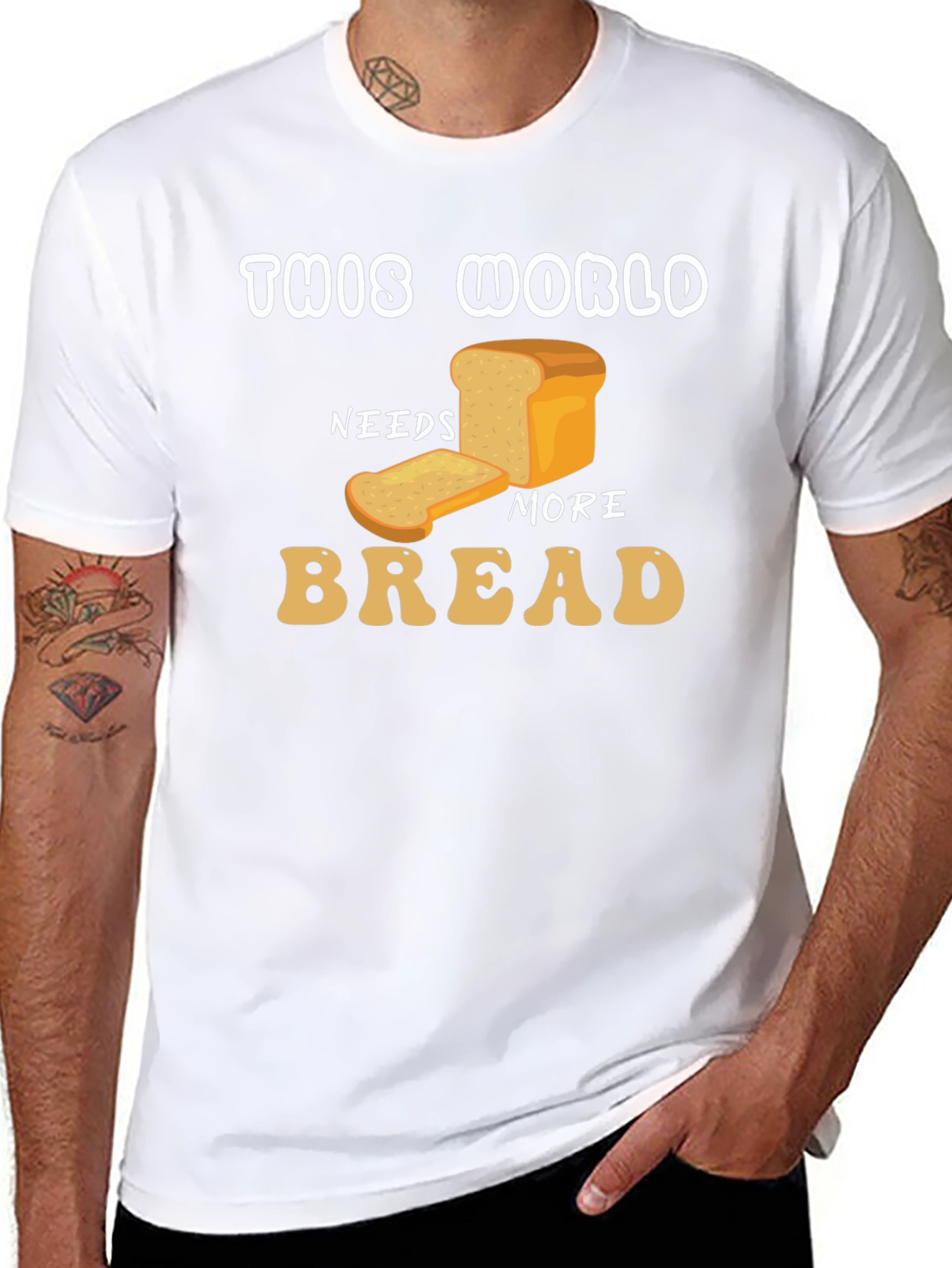 This World Needs More Bread Graphic T-Shirt
