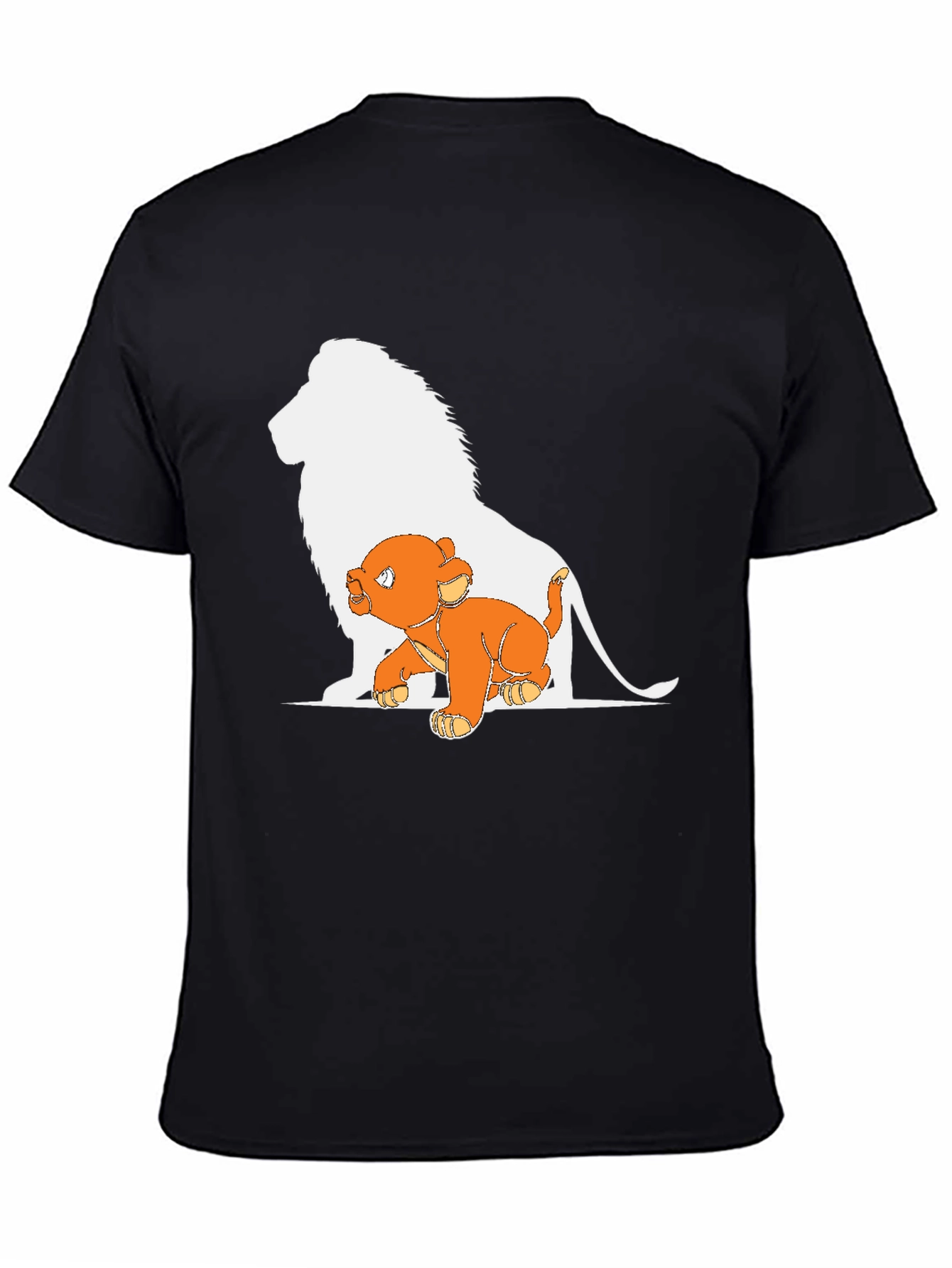 Lion King Graphic Tee - Black Cotton T-Shirt