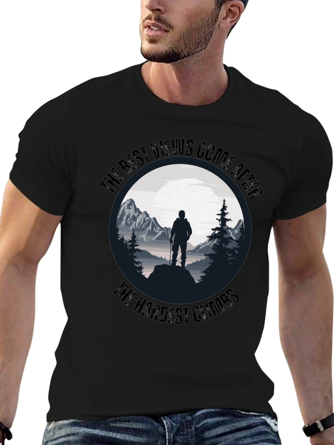 Motivational Hiking T-Shirt - The Best Views