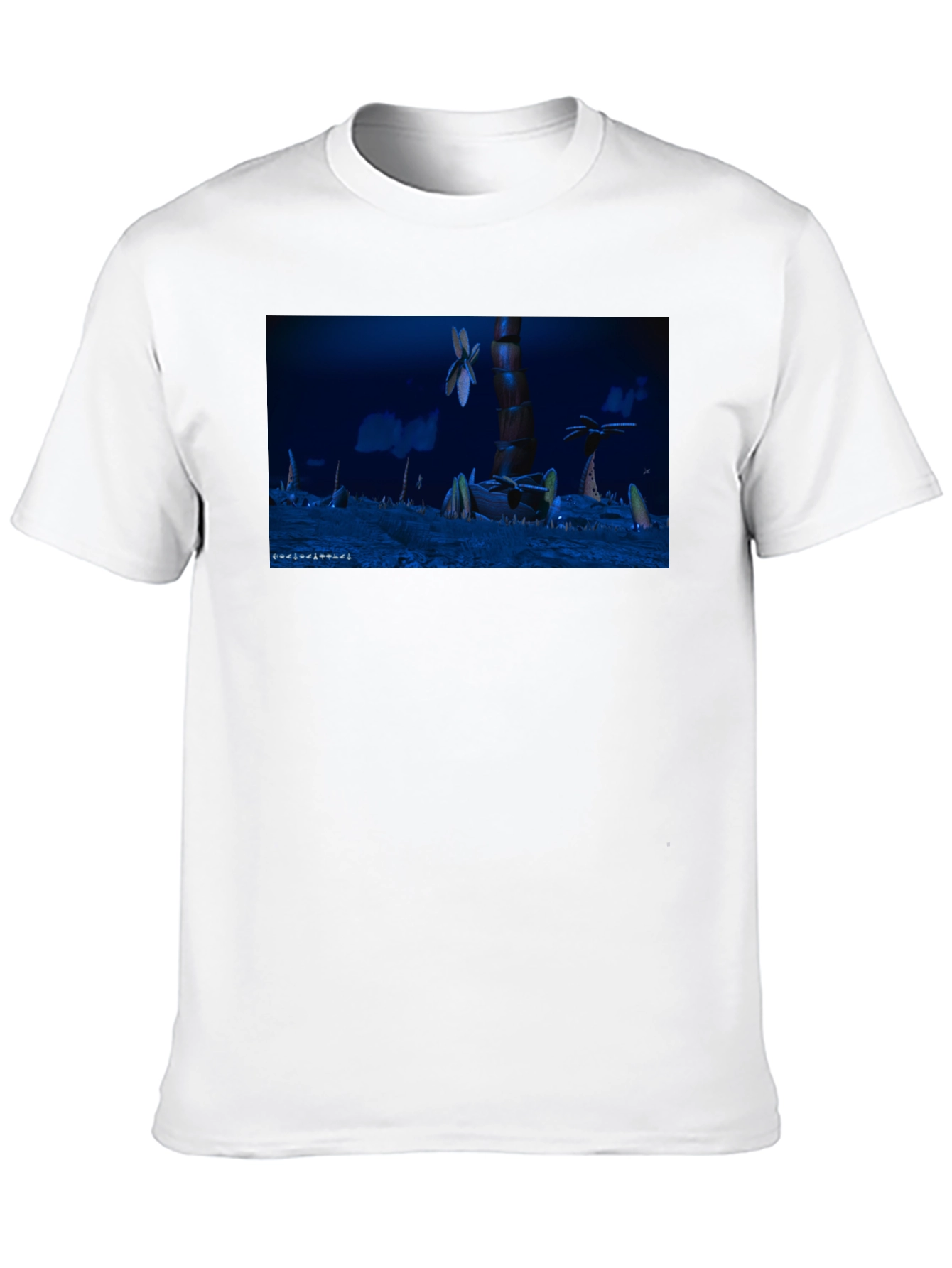 Mystical Alien Landscape Graphic Tee