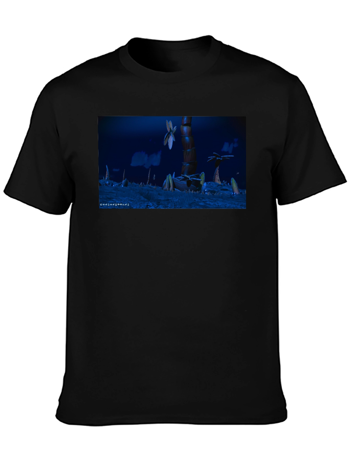 Mystical Alien Landscape Graphic Tee