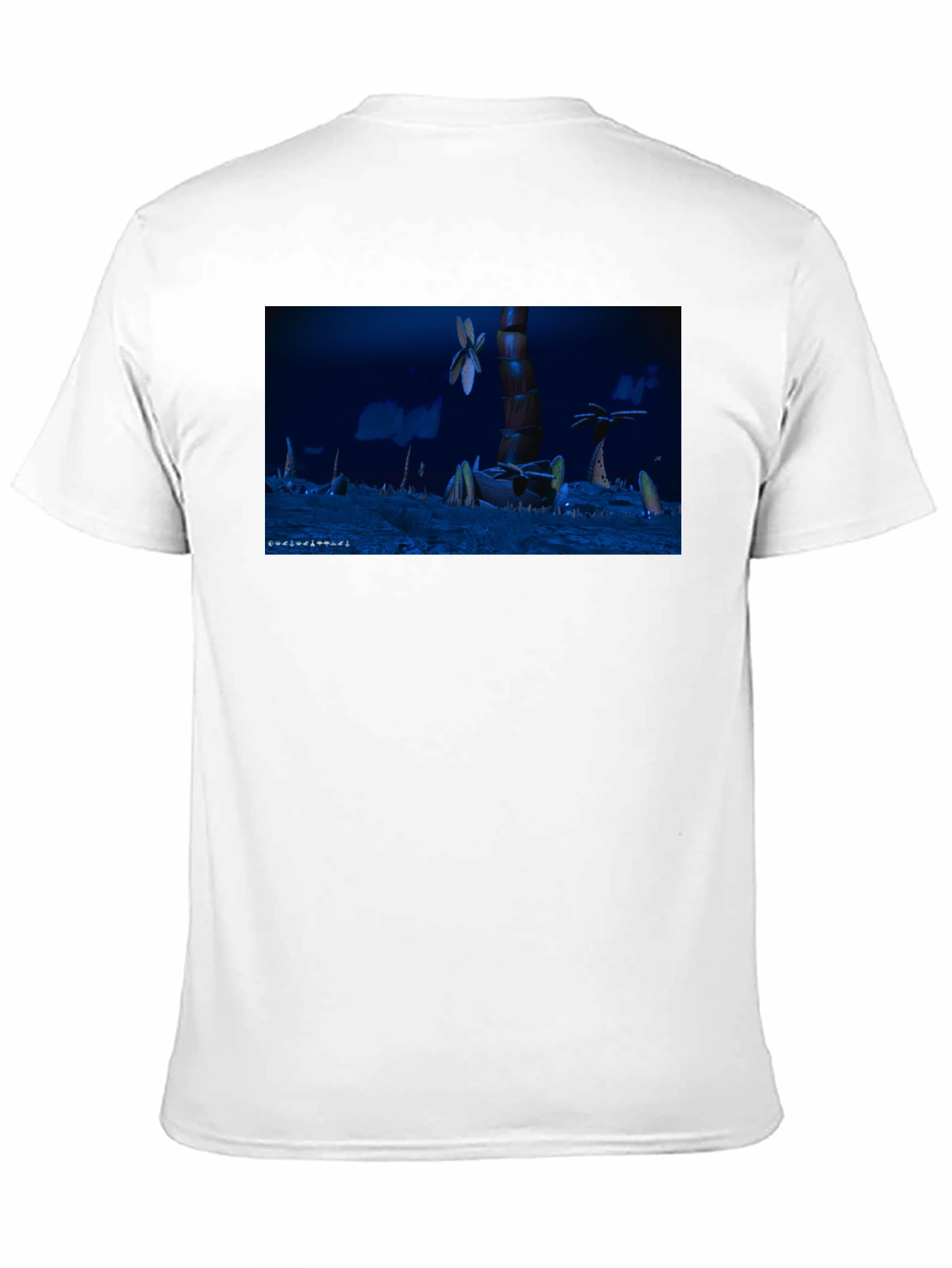 Mystical Alien Landscape Graphic Tee