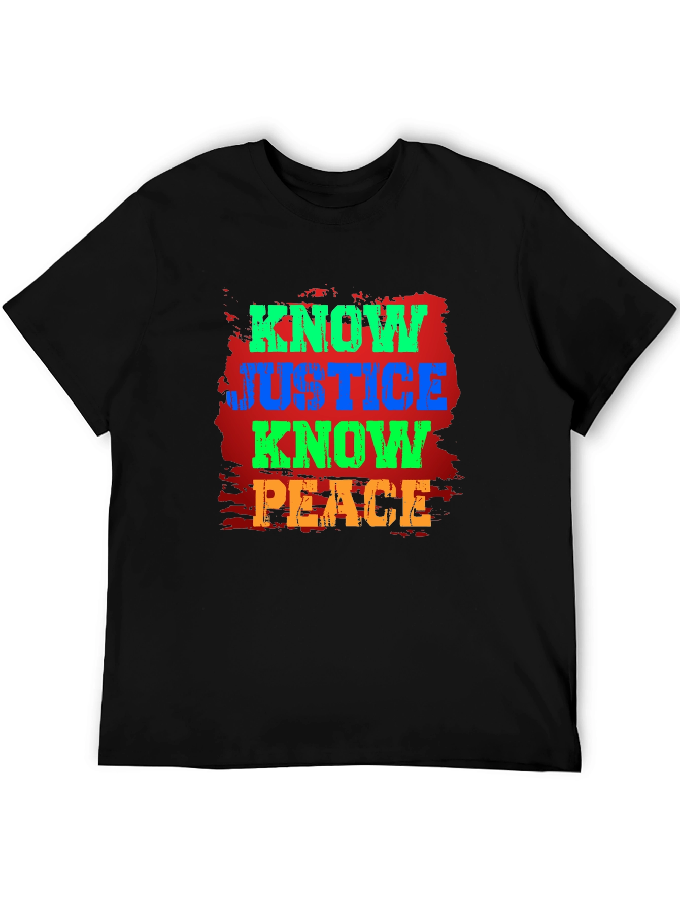 Know Justice Know Peace Graphic T-Shirt